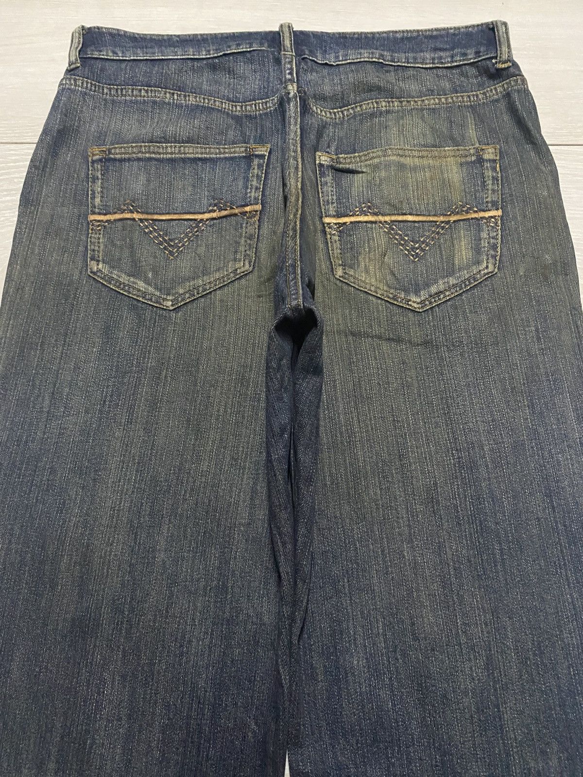 VILLAND Vintage Villand Dirty Grunge Distressed Baggy Jeans Size US 32 / EU 48 - 4 Thumbnail