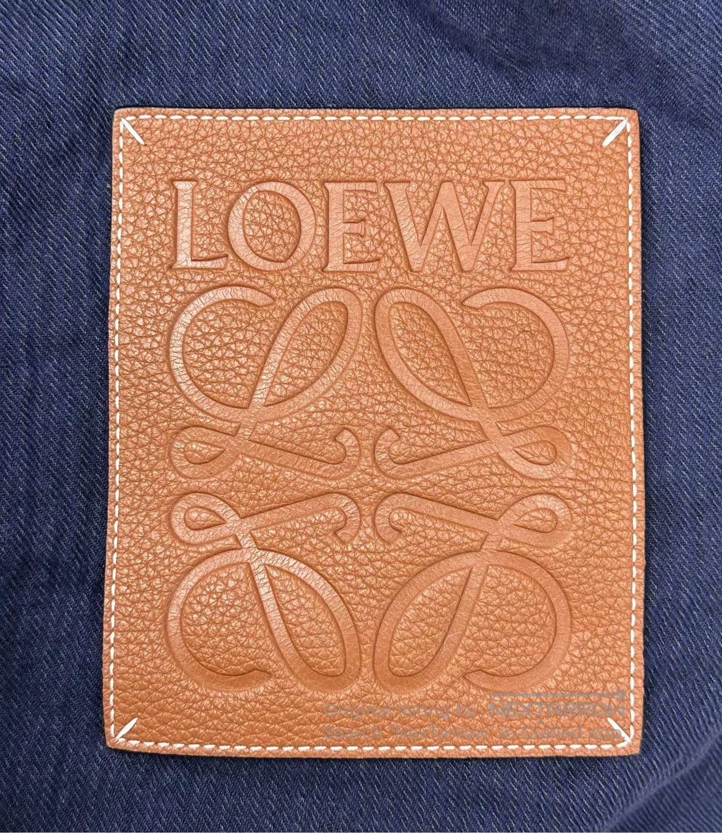 Loewe Loewe Navy blue fur trim shawl| Size S / US 4 / IT 40 - 5 Thumbnail