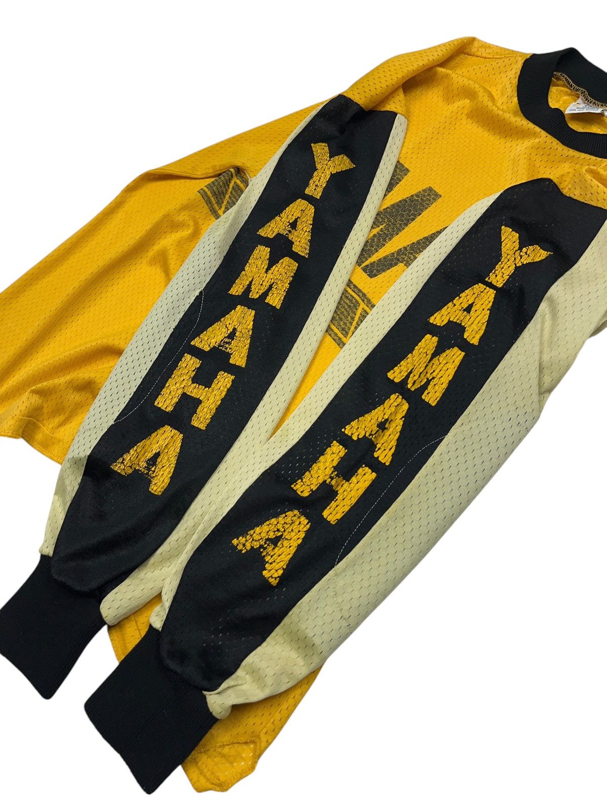 Vintage × Yamaha Vintage 70s Yamaha Motorcross Mesh Jersey Malcolm Smith Size US M / EU 48-50 / 2 - 6 Thumbnail