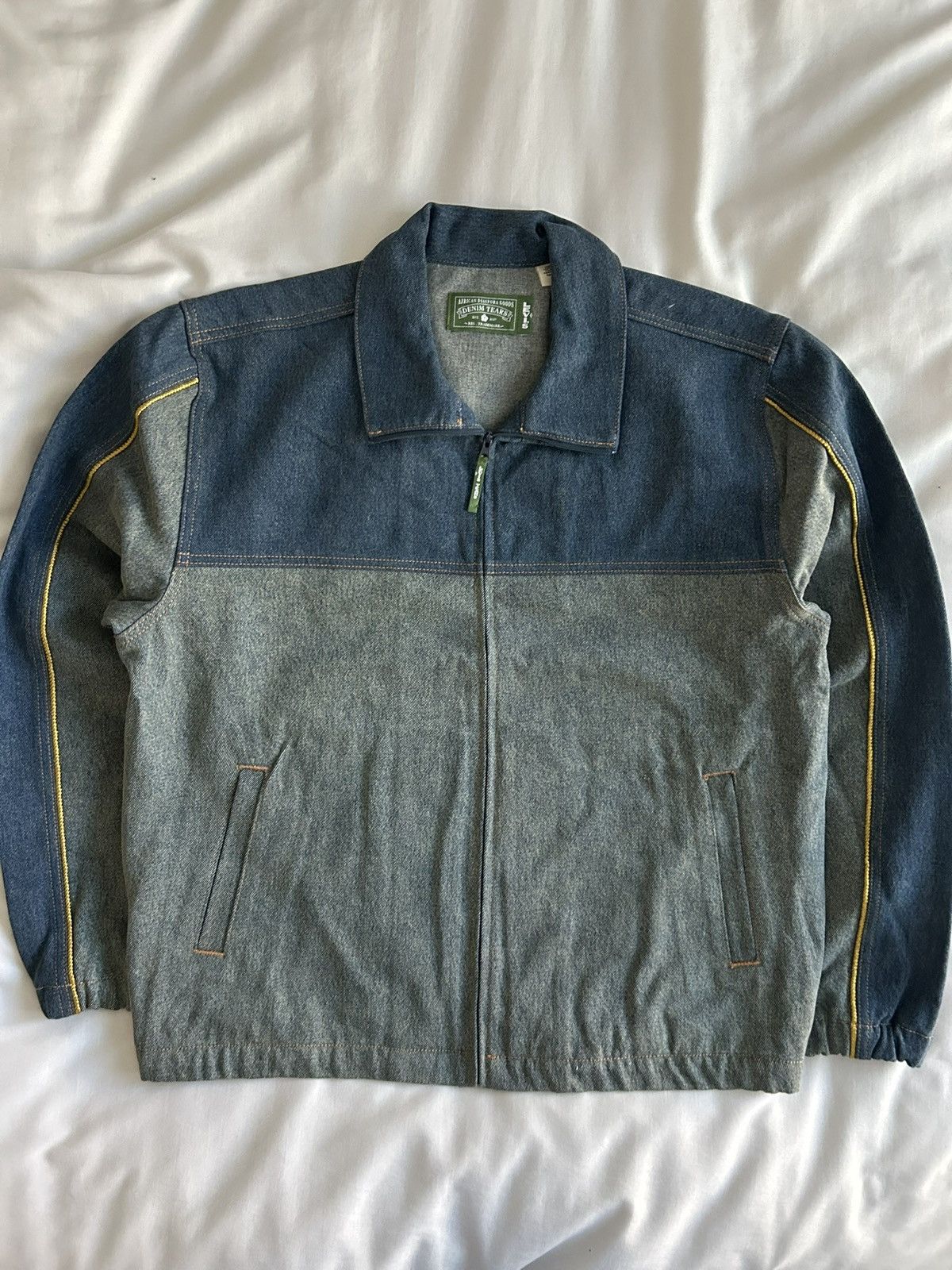 DENIM TEARS × Levi's Denim Tears Levis Denim Track Jacket Cotton Fleur De-Lis Size US L / EU 52-54 / 3 - 2 Thumbnail
