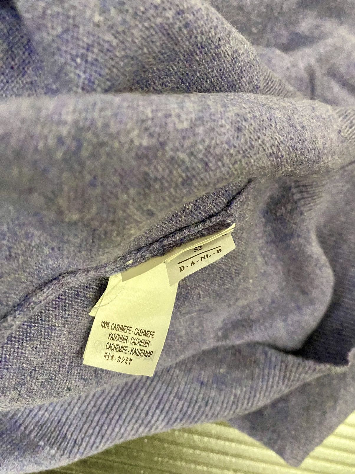 Brunello Cucinelli Brunello Cucinelli 🇮🇹 purple quarter zip cashmere pullover 52 Size US L / EU 52-54 / 3 - 7 Thumbnail