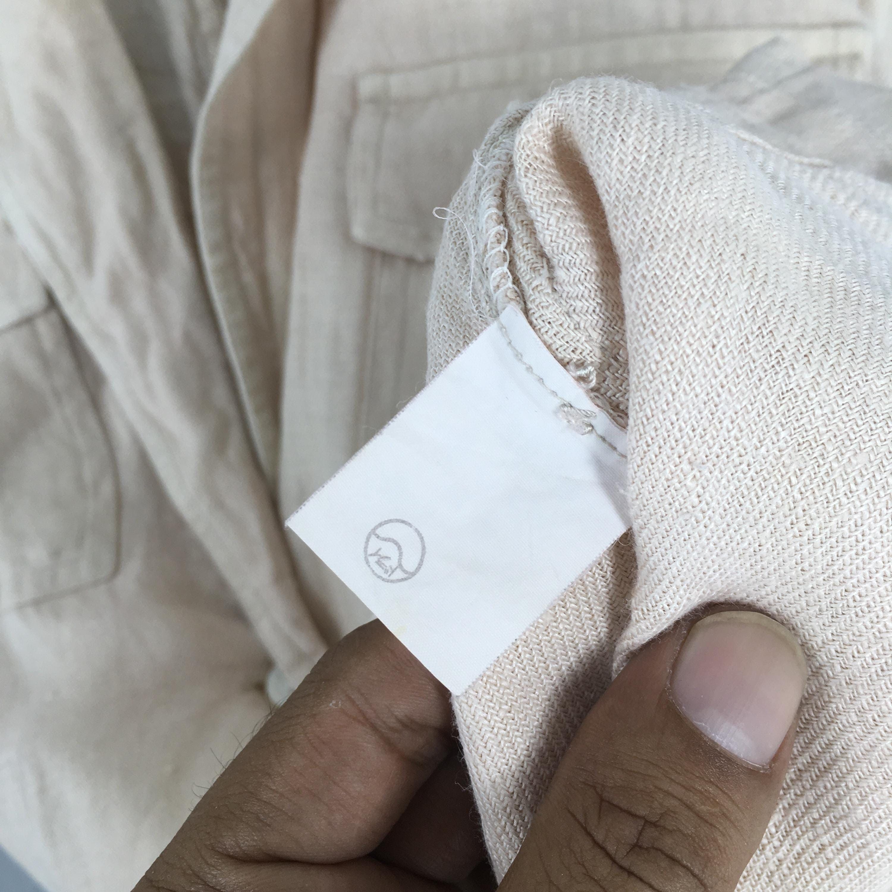 Issey Miyake Vintage 1980s Issey Miyake Linen Jacket Medium Size US M / EU 48-50 / 2 - 6 Thumbnail