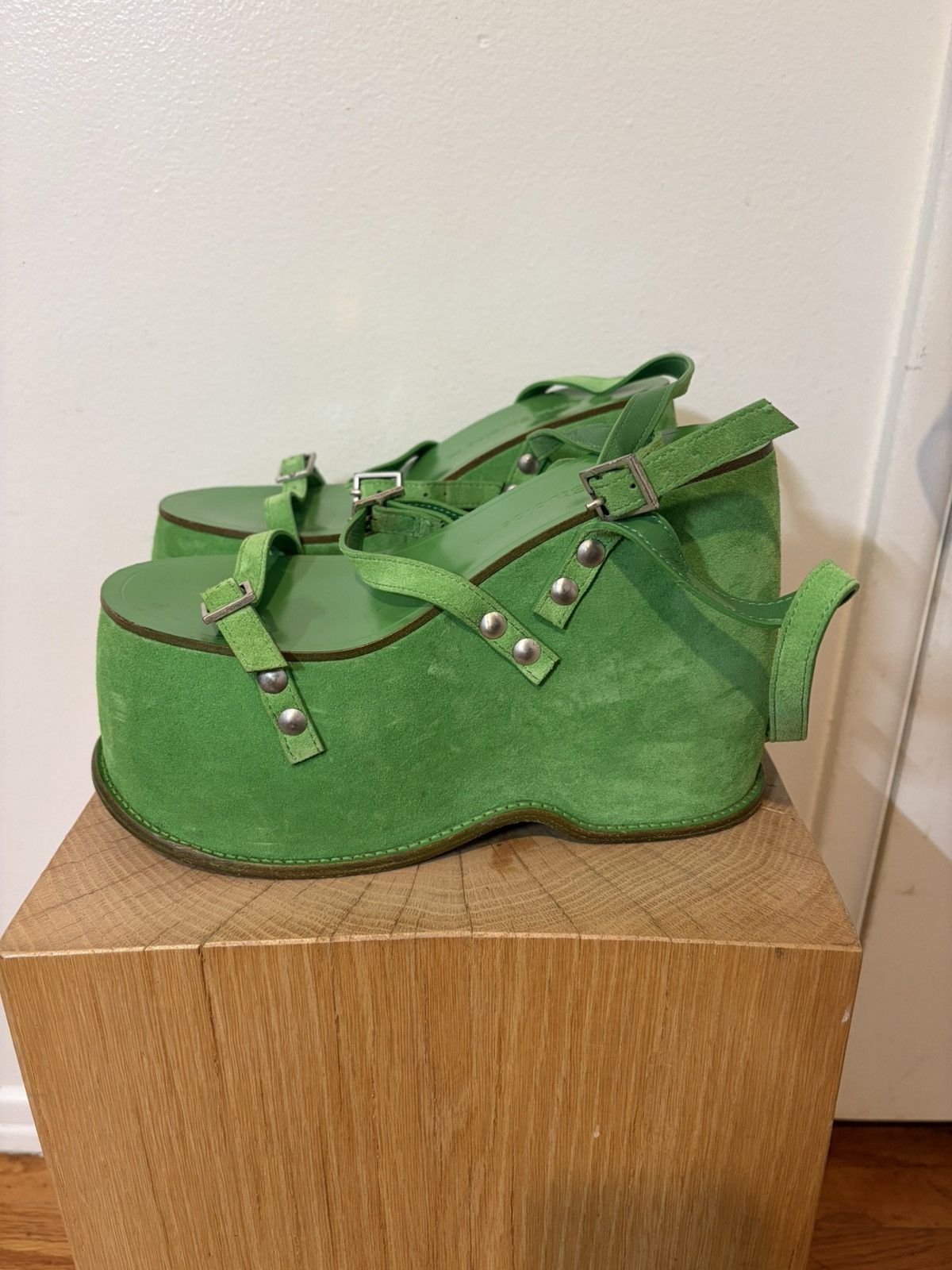 Acne Studios Acne Studios SS22 Platform Sandal Size US 7 / IT 37 - 1 Thumbnail