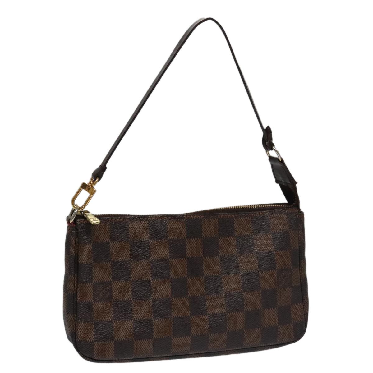 Louis Vuitton Pochette Accessoire Brown Canvas Clutch Bag (Pre-Owned) Size ONE SIZE - 1 Thumbnail