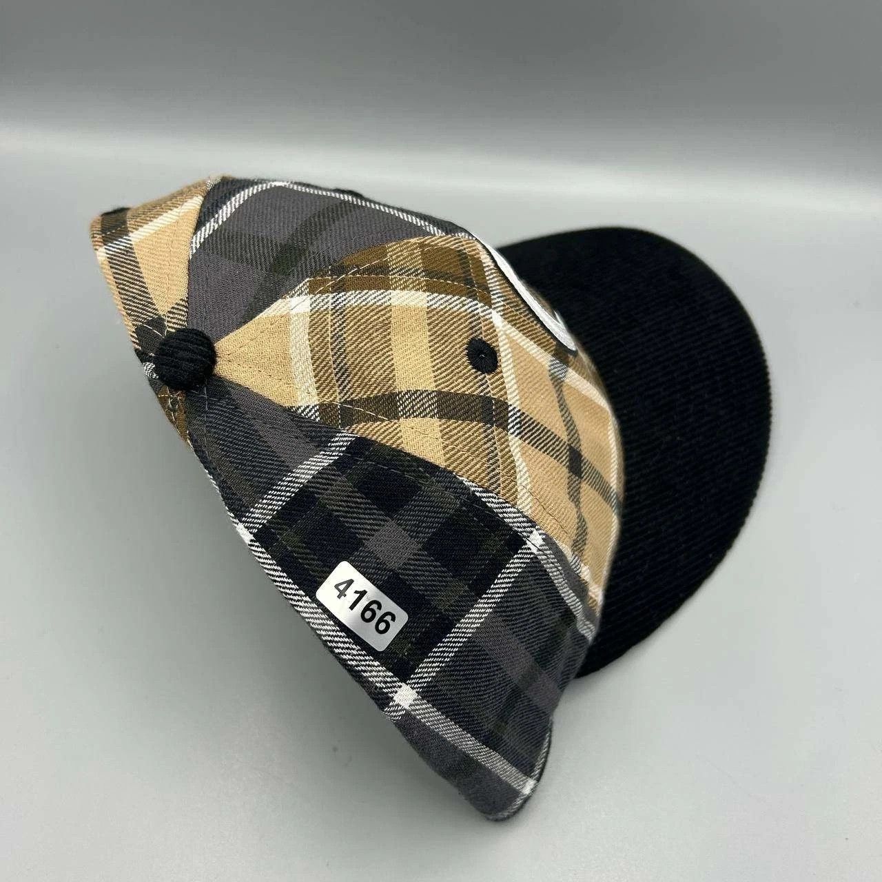 New Era Chicago Cubs MLB Hat Men Plaid Corduroy Strap Back Cotton Size ONE SIZE - 9 Thumbnail