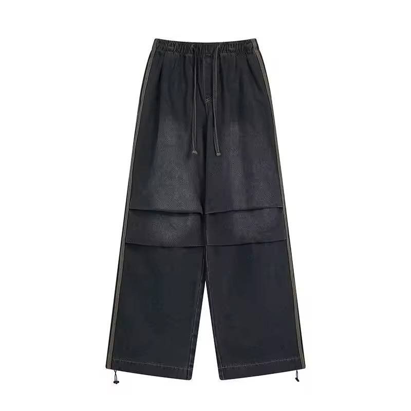 Japanese Brand × Vintage frayed jeans with elastic bands Size US 38 / EU 54 - 7 Thumbnail