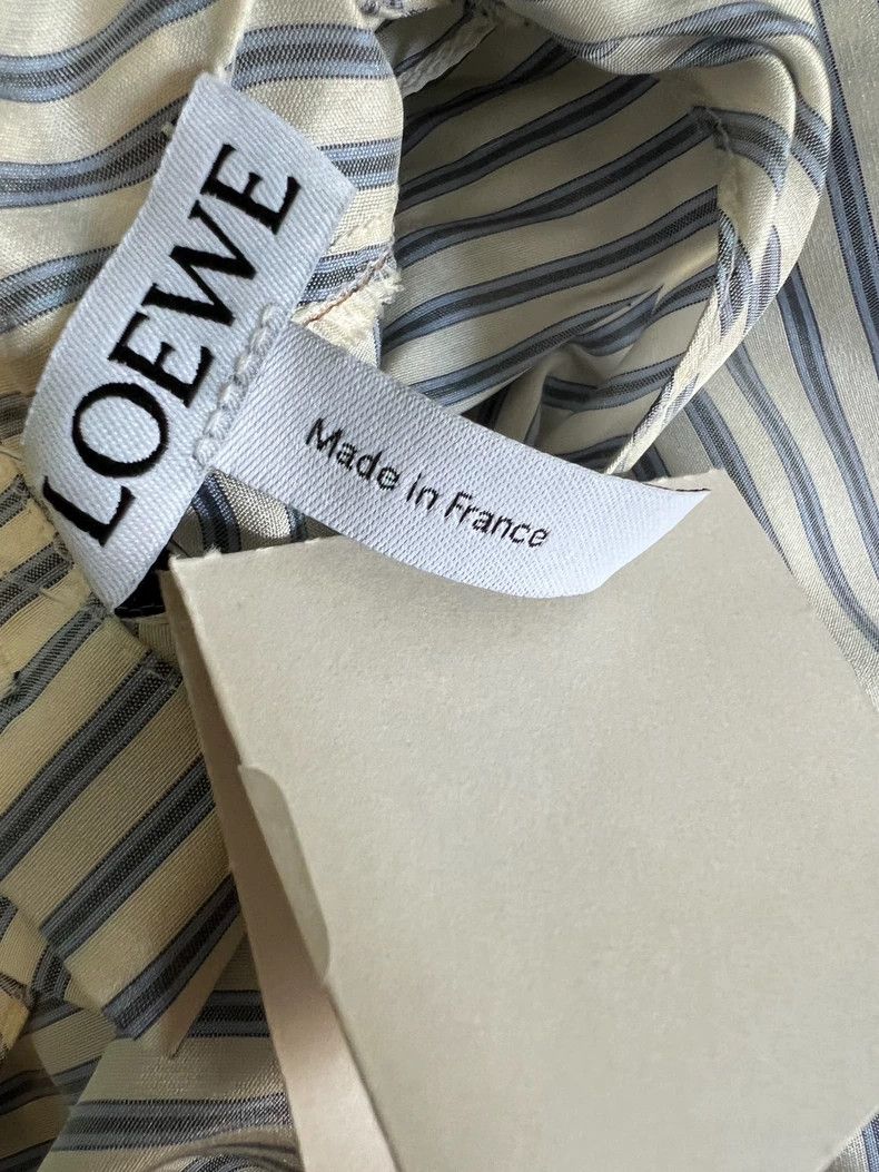 Loewe LOEWE Silk striped shirt Size S / US 4 / IT 40 - 4 Thumbnail