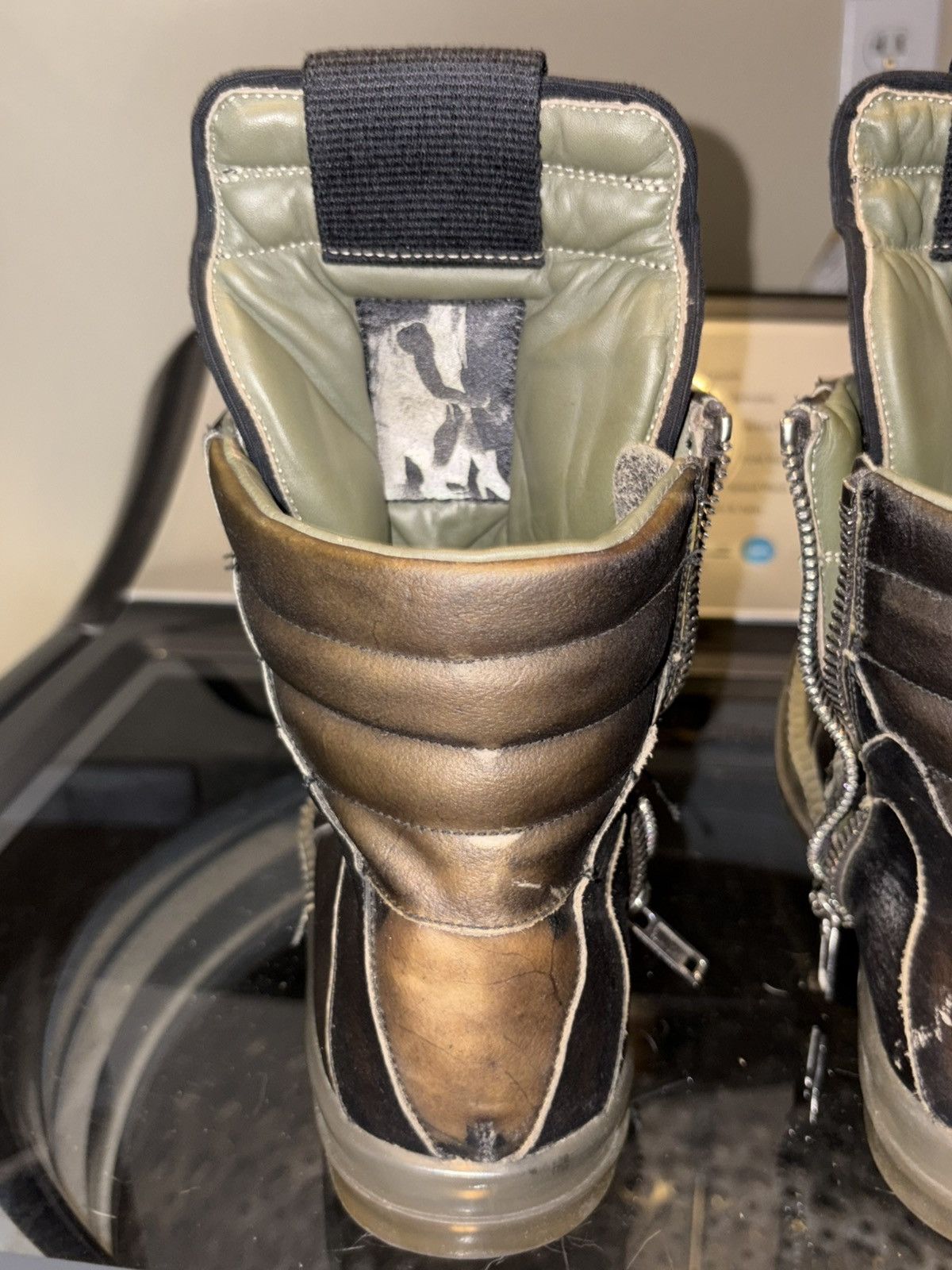 Rick Owens SS19 Babel Transparent Brown Geobaskets Size US 8.5 / EU 41-42 - 16 Thumbnail
