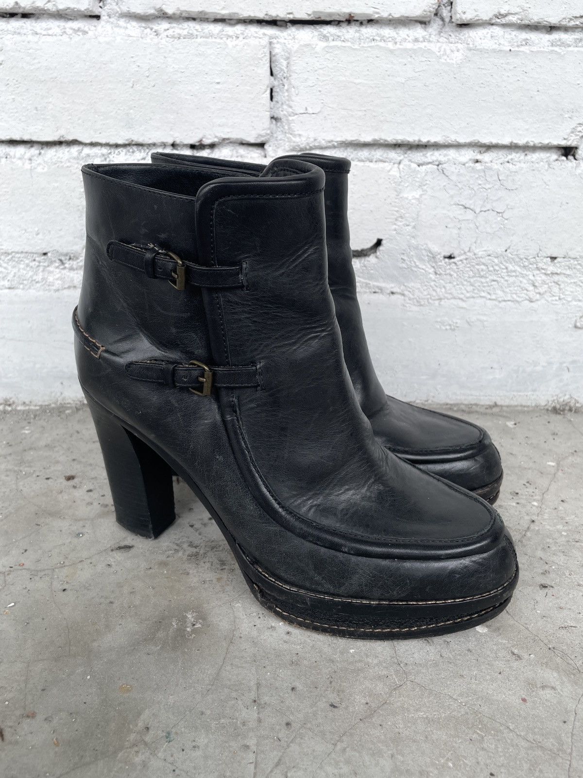 Ruffo Research × Veronique Branquinho Veronique Branquinho High Ankle Heeled Boots Size US 8 / IT 38 - 5 Thumbnail