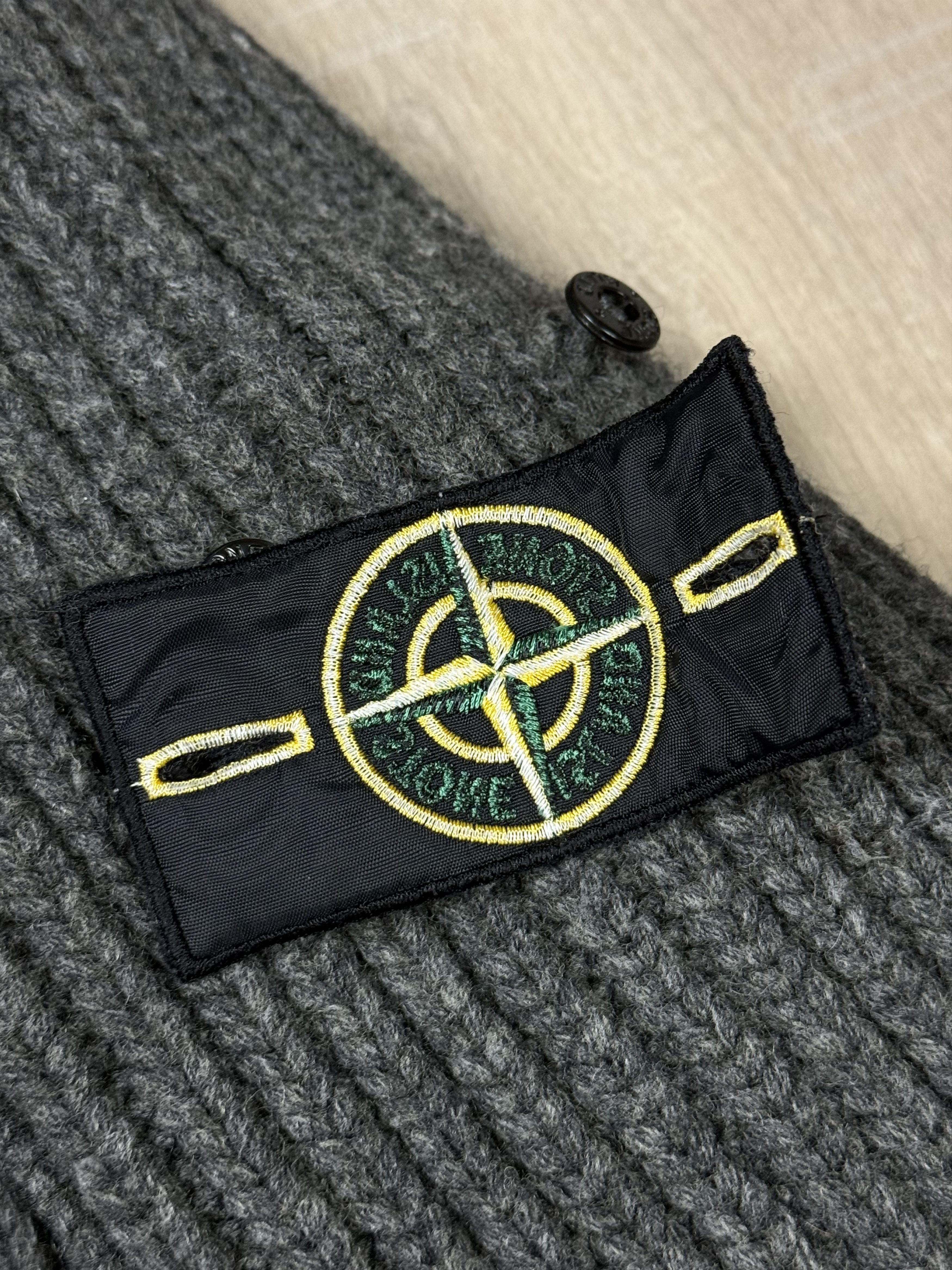 Stone Island Vintage Stone Island 2007 AW Wool Sweater Gray Size L Size US L / EU 52-54 / 3 - 8 Thumbnail