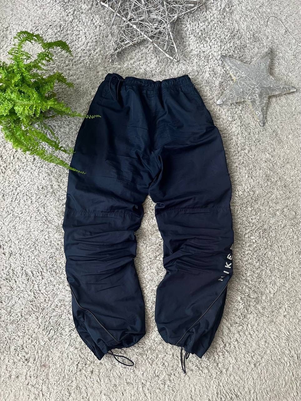 Nike × Vintage 00s Nike Vintage Track Pants Streetwear Big Logo Rare Size US 31 - 10 Thumbnail