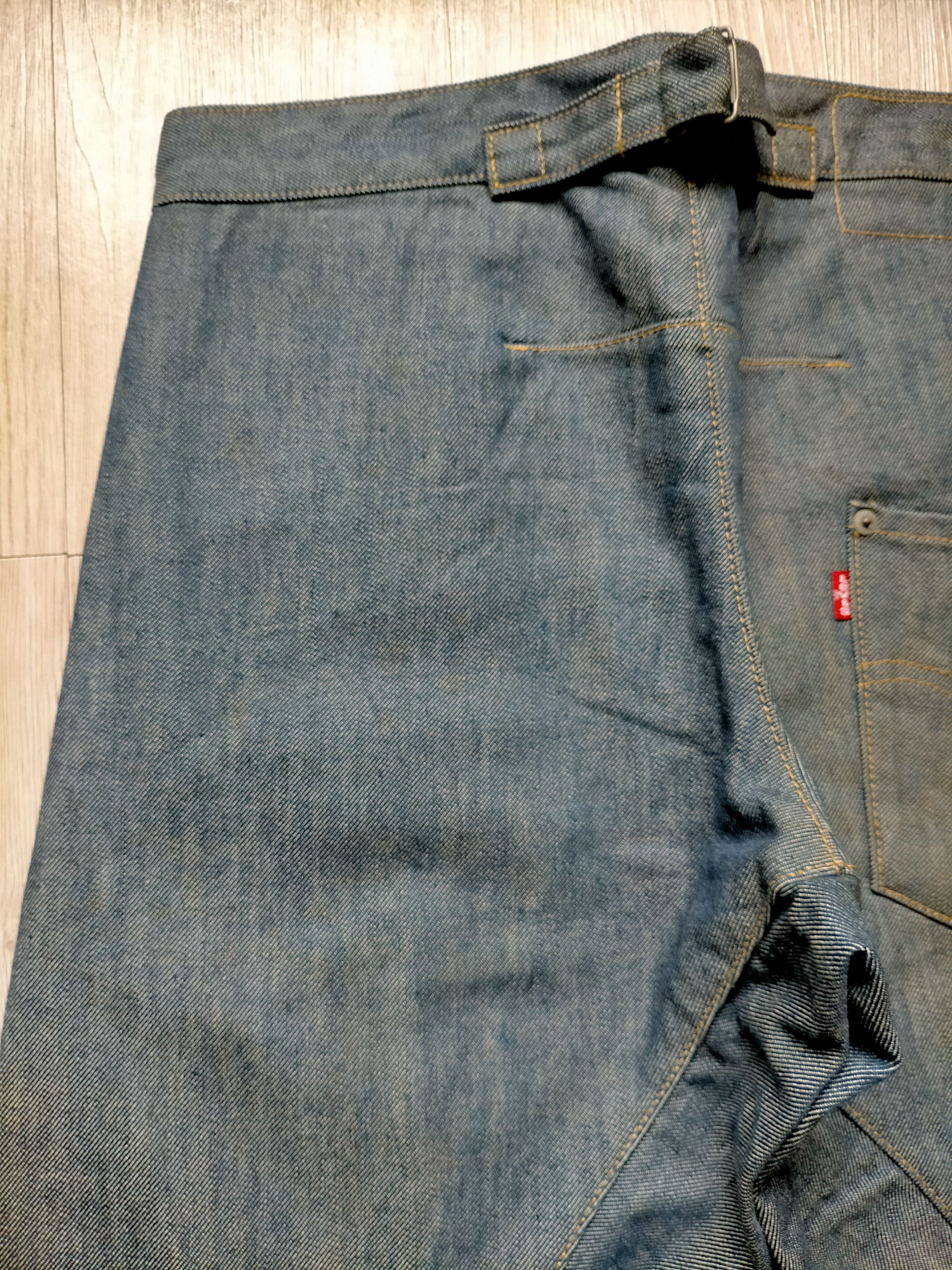 Levi's 2000s Levis Engineered Twist Leg Loose Rusty Denim Pants Size US 30 / EU 46 - 3 Thumbnail