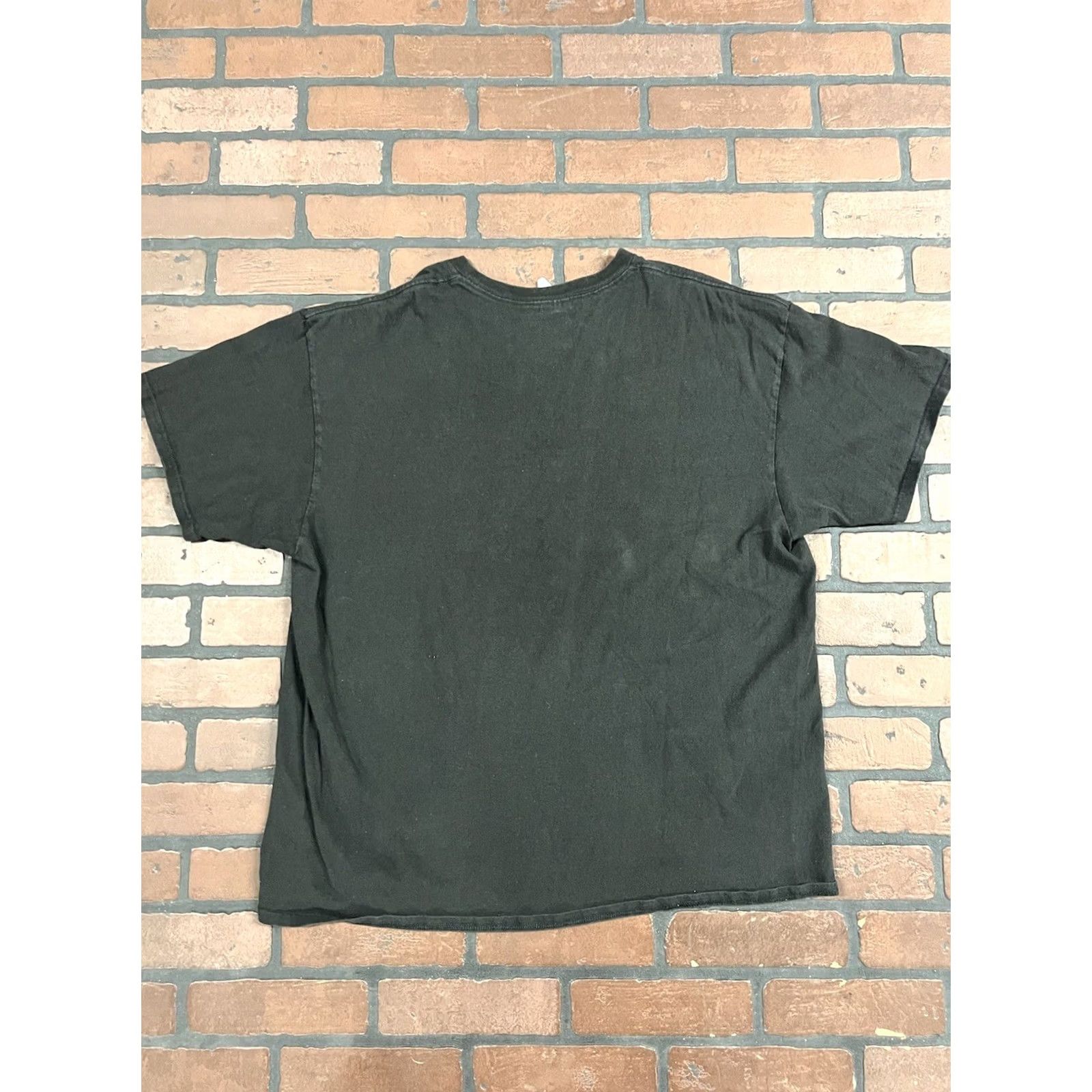 Delta Delta T-Shirt Men’s 2X Black Wolf Moon Northern Lights Graphic Print Crew Neck Short Sleeve Vintage N/A Size US XXL / EU 58 / 5 - 6 Thumbnail