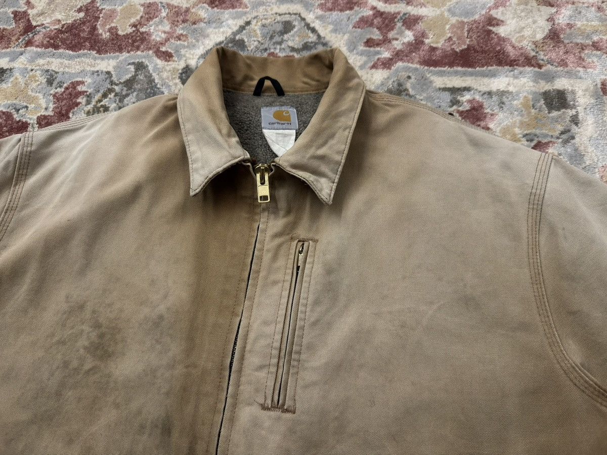Carhartt [Carhartt] 2009 Vintage J205 BRN Sherpa-Lined Ridge Jacket Size US XXL / EU 58 / 5 - 2 Thumbnail