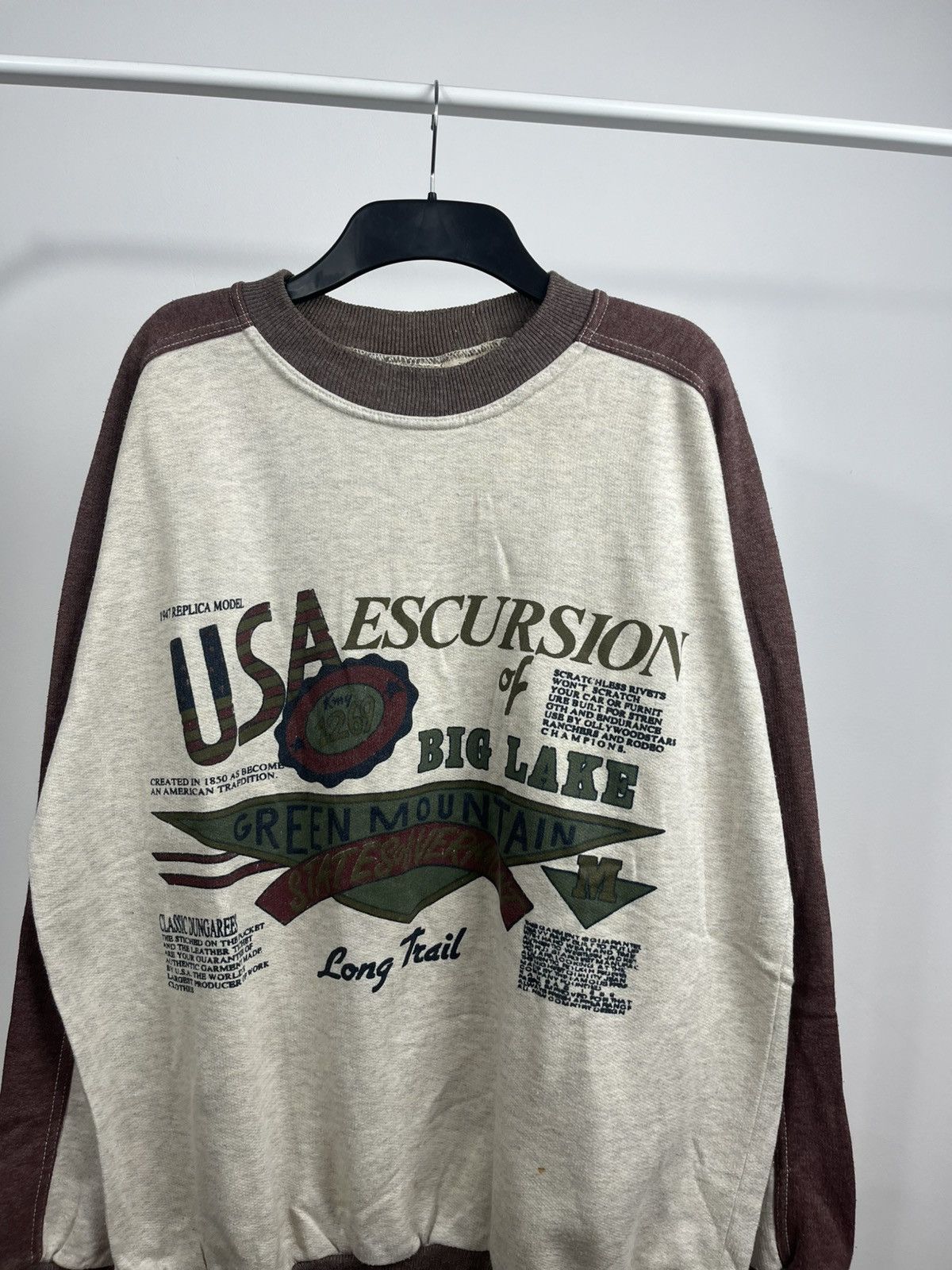 Other Vintage True Seven USA Excursion Sweatshirt Made in Italy Size US XL / EU 56 / 4 - 3 Thumbnail