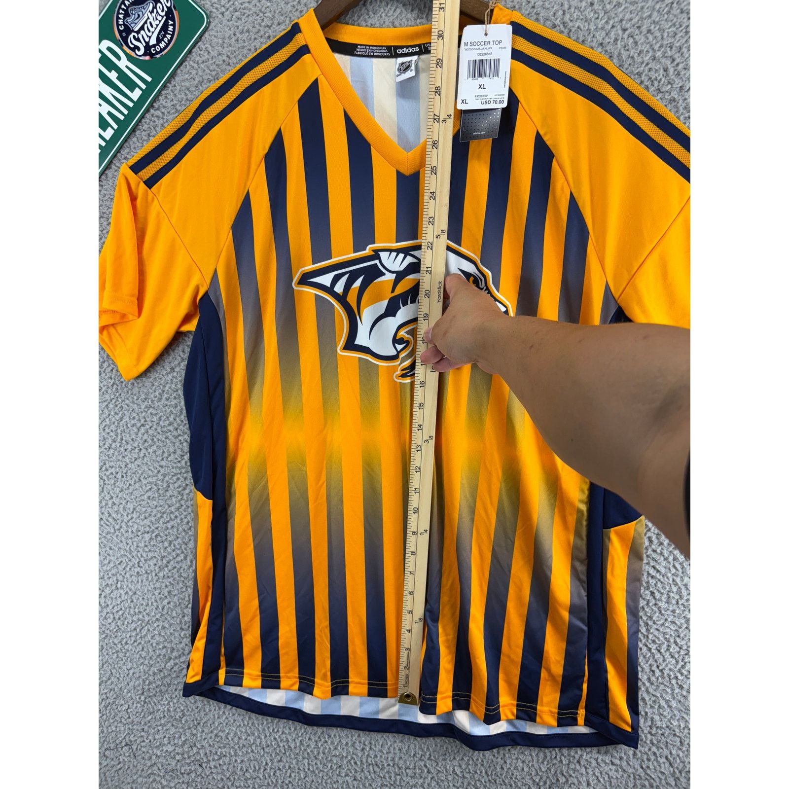 Adidas Adidas x Nashville Predators NHL Jersey T Shirt Mens XL NEW Size US XXL / EU 58 / 5 - 2 Thumbnail