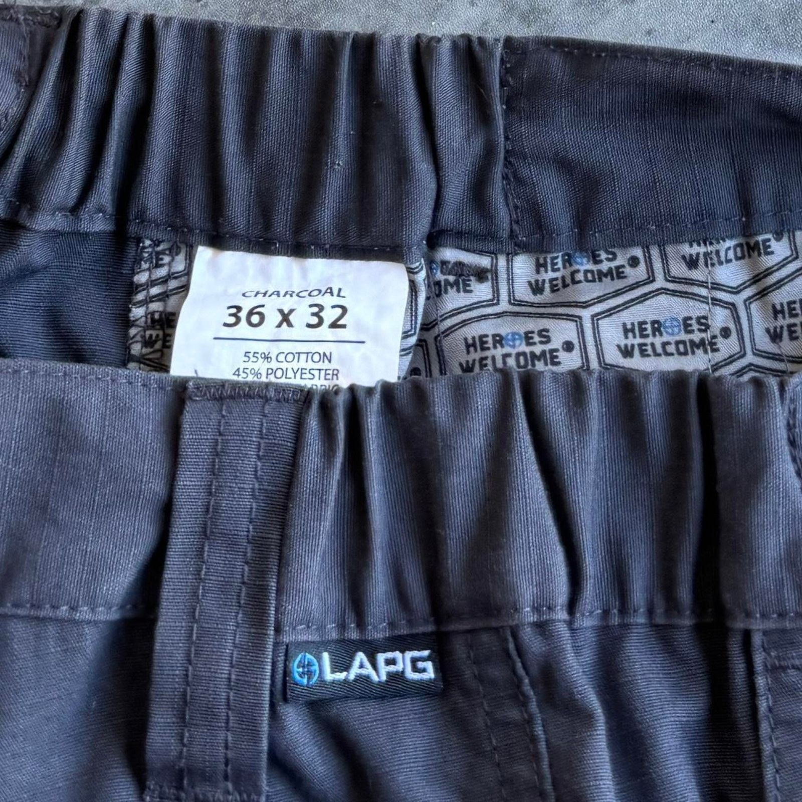 Carhartt × Vintage Vintage Y2K LAPG Wolf Grey Double Knee Opium Cargo Pants Size US 36 / EU 52 - 4 Thumbnail