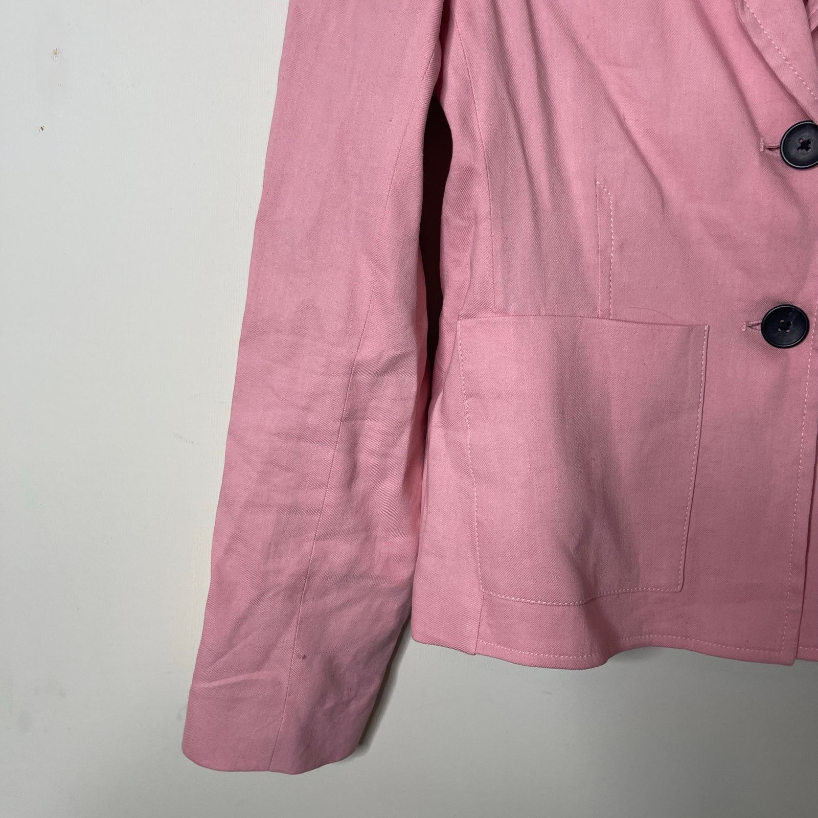 Other Argent pink 2 button closure linen blend blazer sz 4 Size S / US 4 / IT 40 - 7 Thumbnail