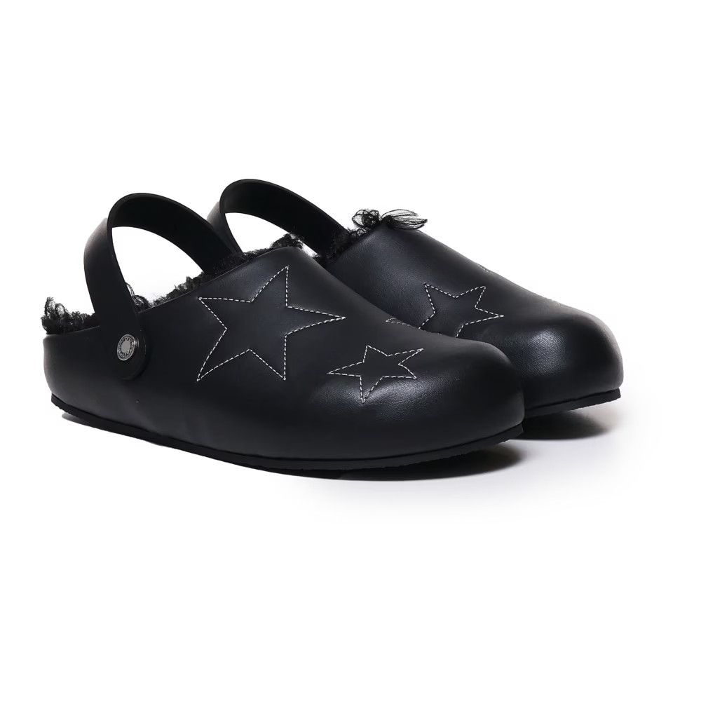 Stella McCartney o1s22i1n1024 Elyse Mules in Black Size US 9 / IT 39 - 2 Thumbnail