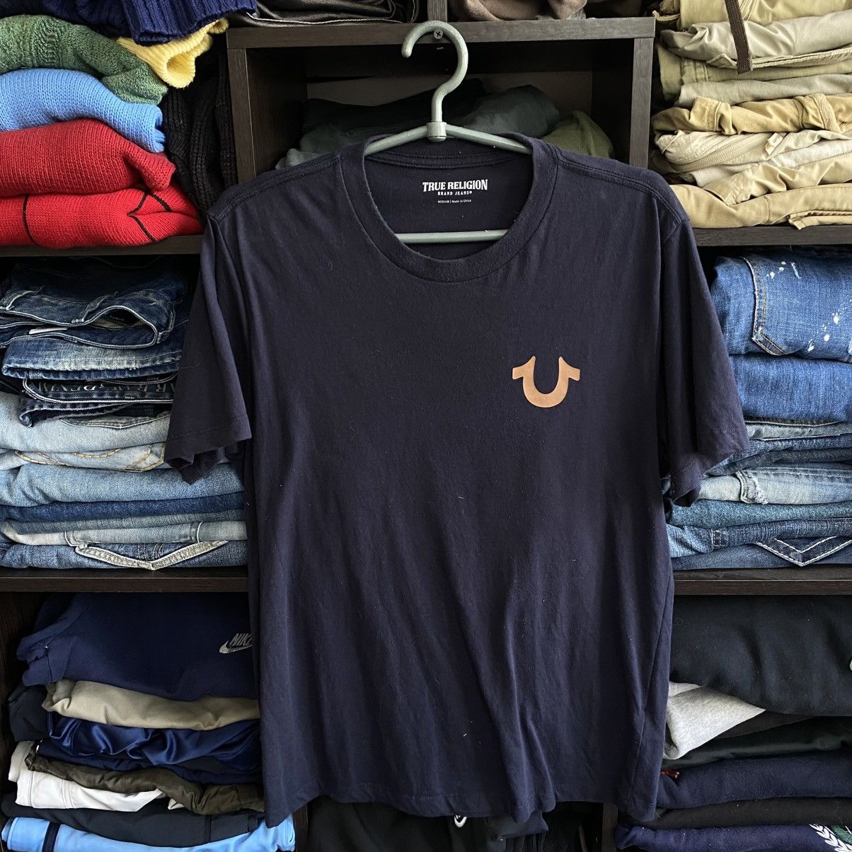 True Religion Mens True Religion Big Logo y2k opium tee Size US M / EU 48-50 / 2 - 4 Thumbnail