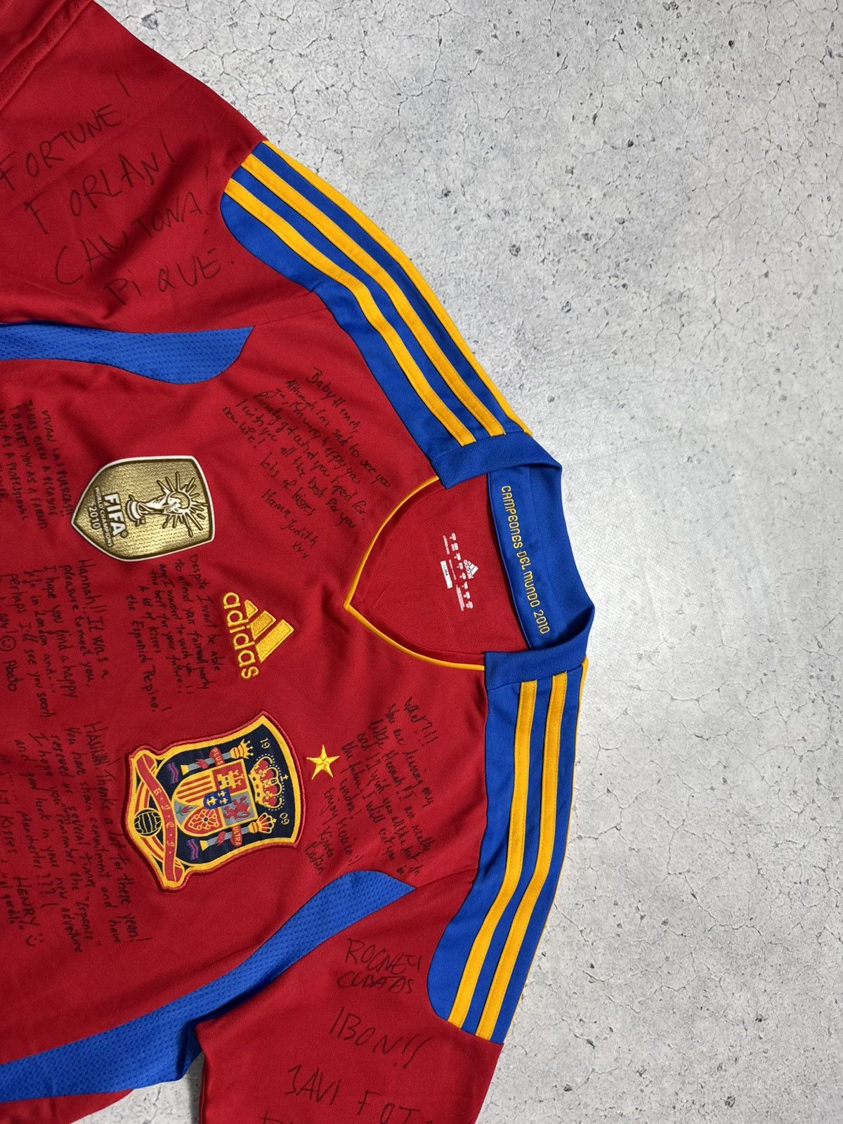 Adidas Adidas Spain Team 2010 Vintage Soccer Jersey Shirt Football Size US S / EU 44-46 / 1 - 6 Thumbnail