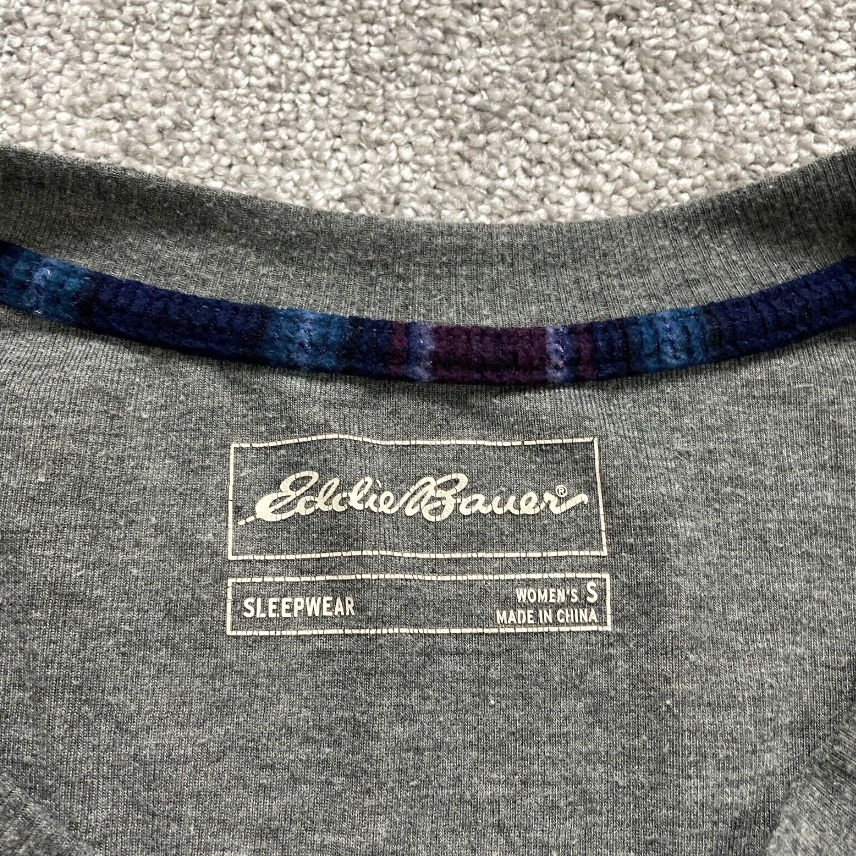 Eddie Bauer Eddie Bauer Henley Sleepwear Shirt Womens Small Gray Button Long Sleeve Stretch Size S / US 4 / IT 40 - 3 Thumbnail