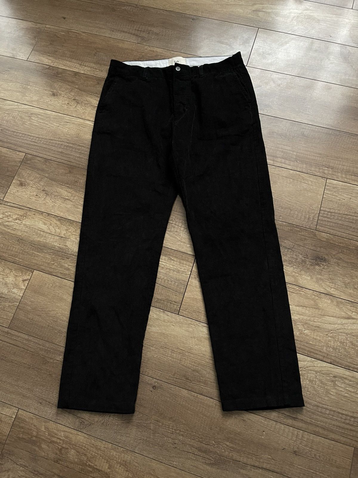 Folk Corduroy Pants Trousers