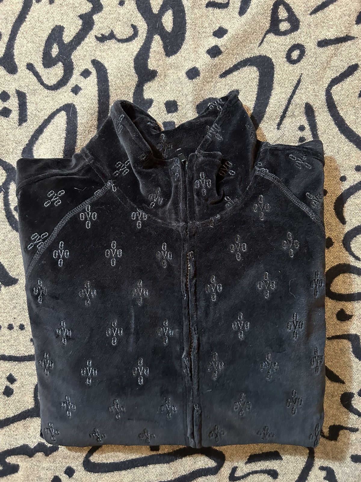 October's Very Own PomPom Monogram All Over Print Zipup Size US L / EU 52-54 / 3 - 7 Thumbnail
