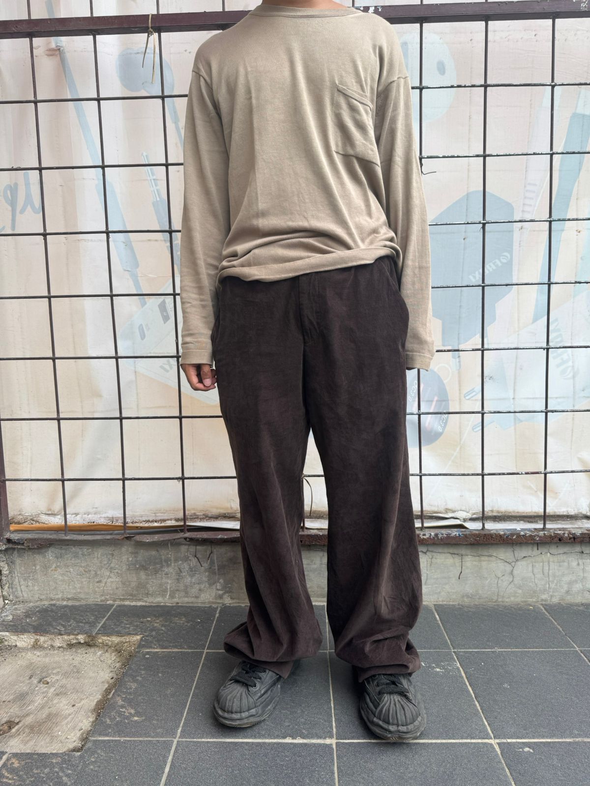 Miu Miu Fall 1999 Wide Leg Corduroy Trousers Size US 30 / EU 46 - 6 Thumbnail