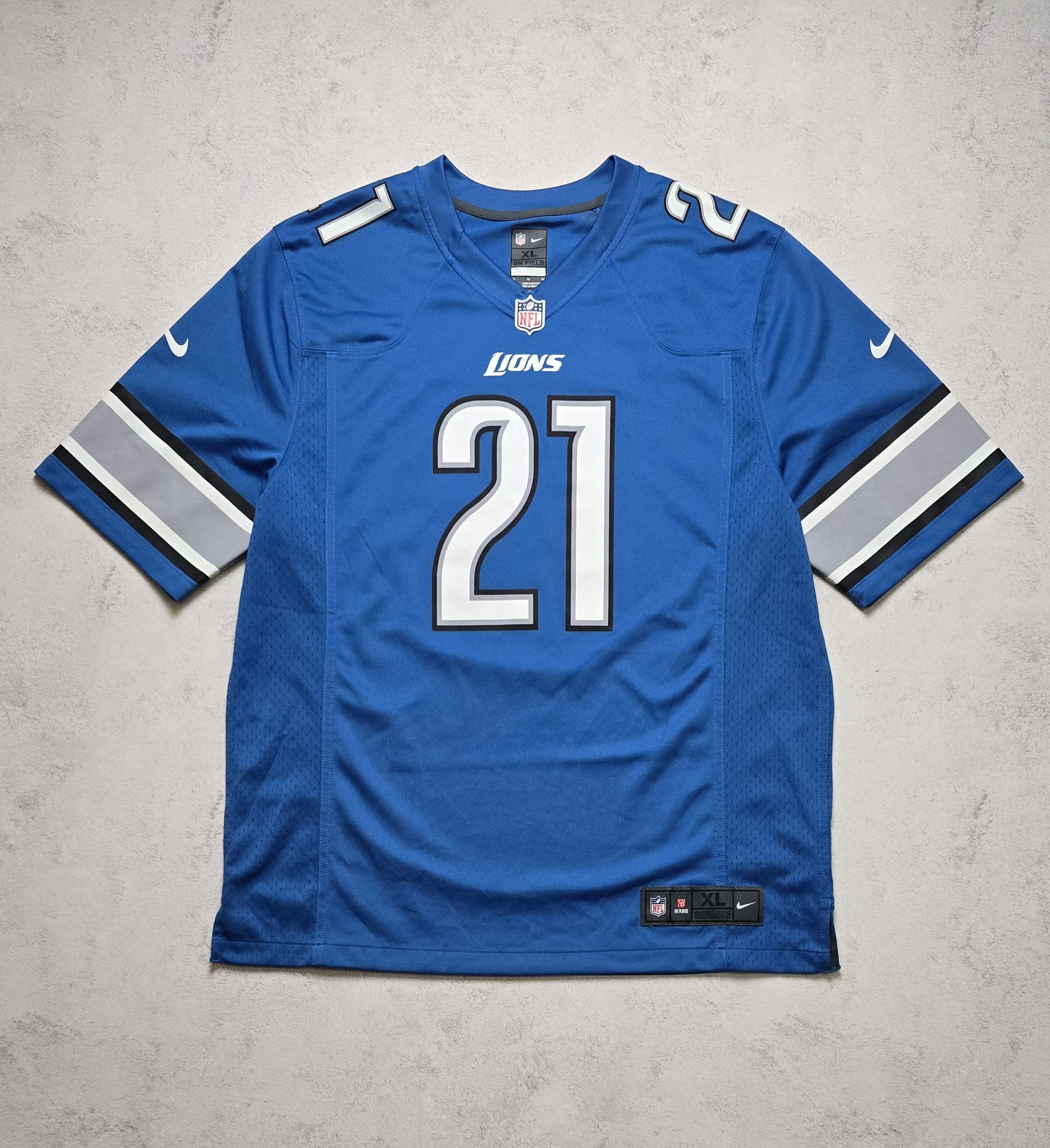 Nike Reggie Bush #21 Detroit Lions Nike On Field NFL Jersey Size US XL / EU 56 / 4 - 1 Thumbnail