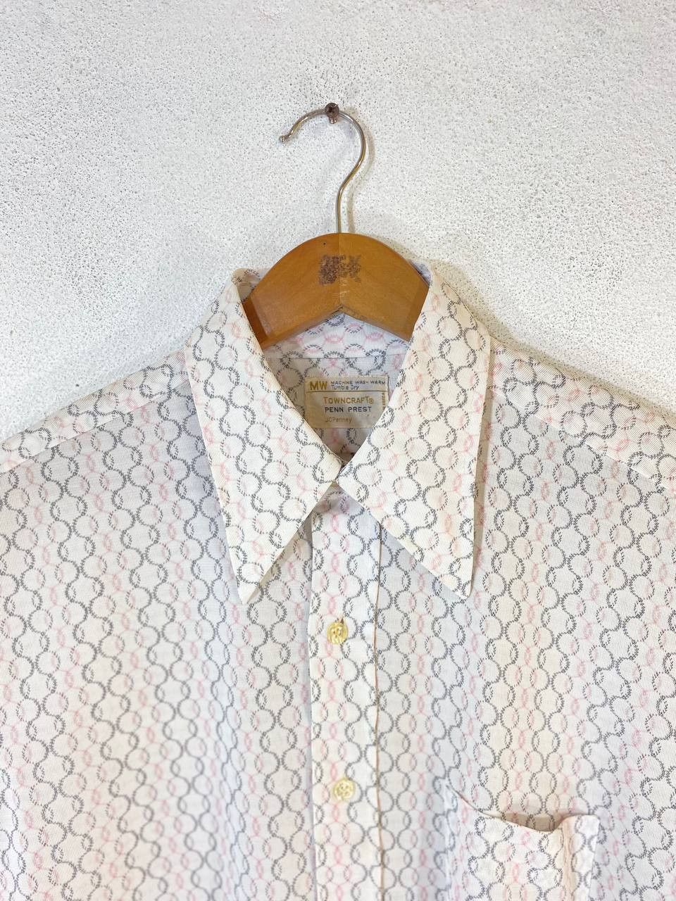 JCPenney towncraft by jc penney shirt very nice design Size US L / EU 52-54 / 3 - 2 Thumbnail