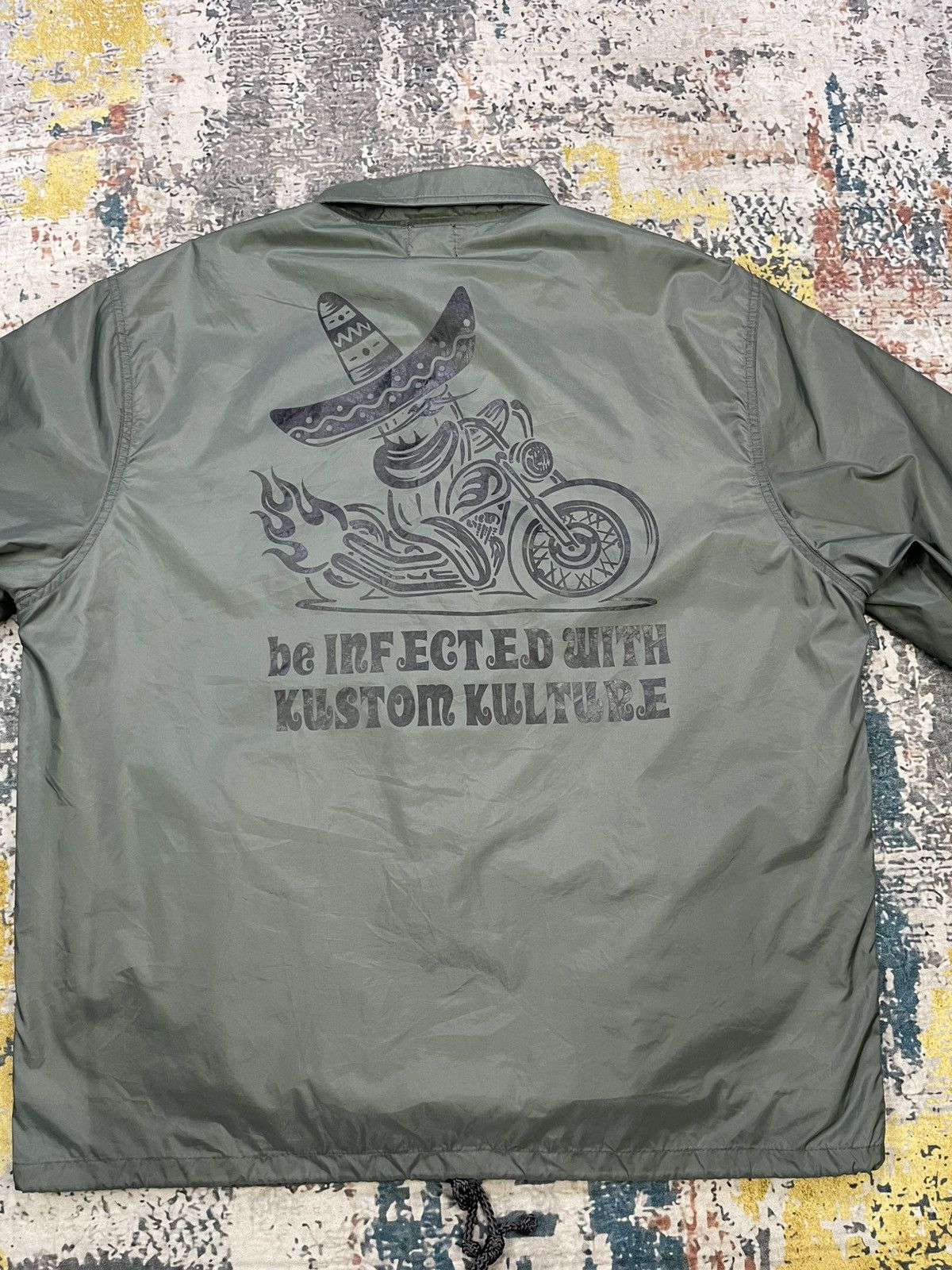 Vintage Karabela246 x Kustom Kulture Coach Jackets Size US L / EU 52-54 / 3 - 2 Thumbnail