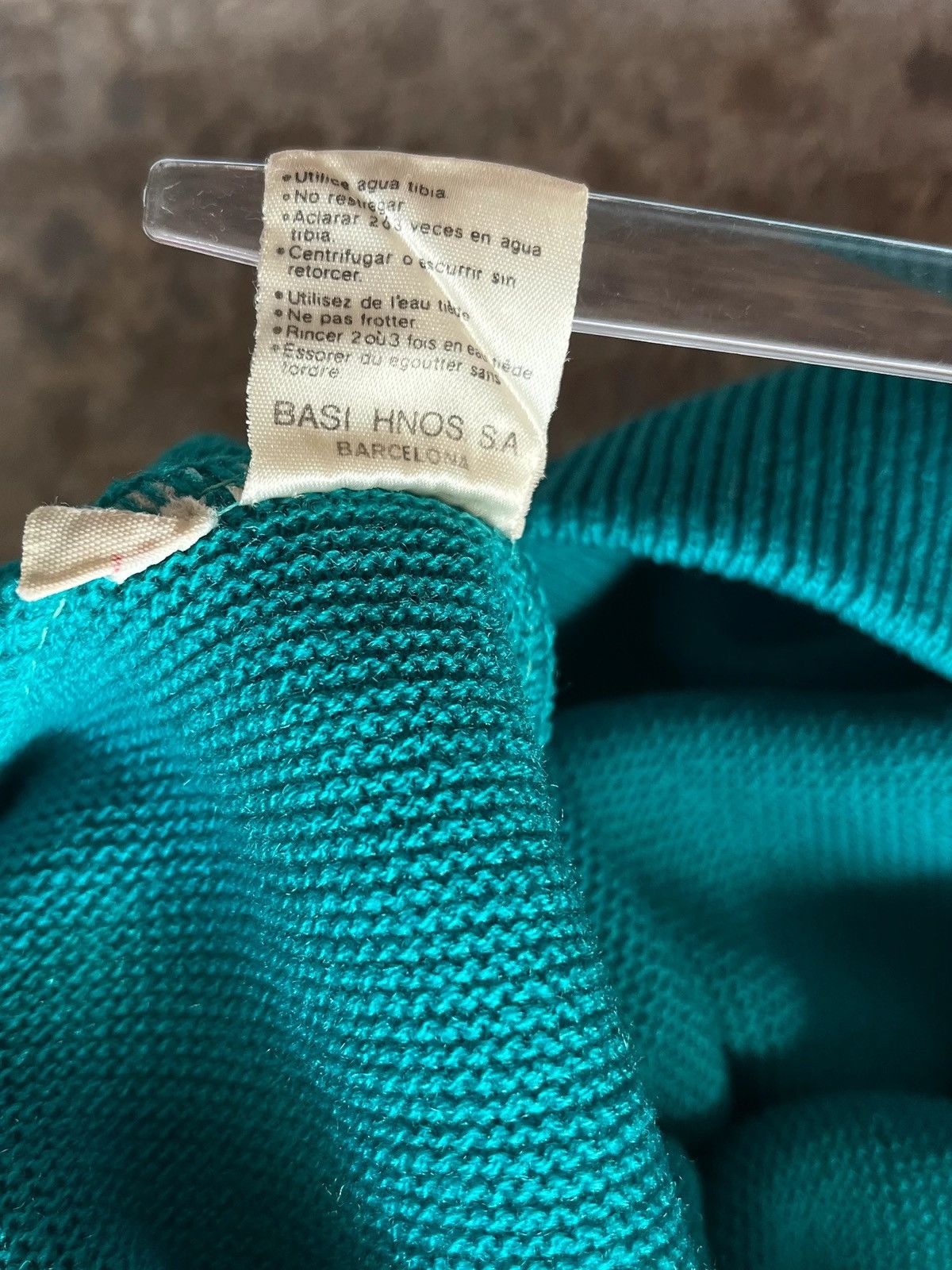 Lacoste OG Lacoste Chemise Sz E / L Vintage 90s Very Rare Aqua Blue Size US L / EU 52-54 / 3 - 7 Thumbnail