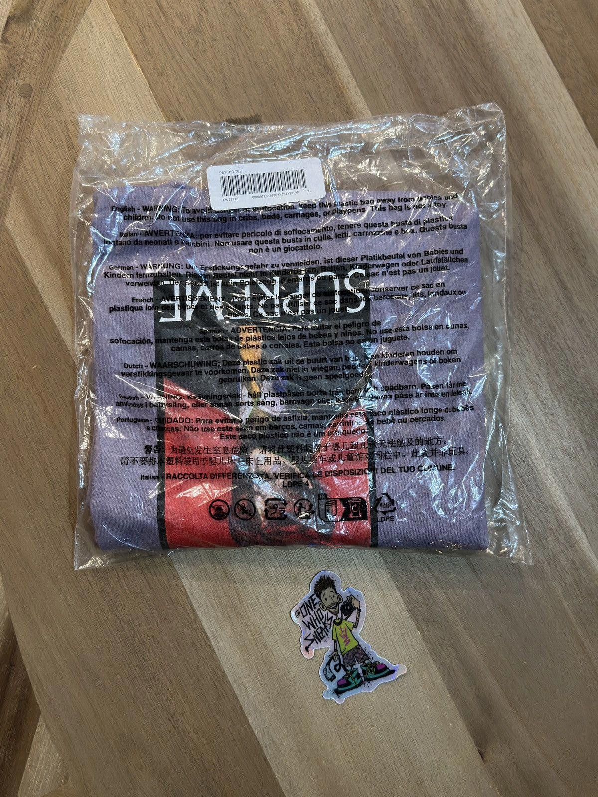 Supreme Supreme American Psycho Tee Size XL Size US XL / EU 56 / 4 - 3 Thumbnail