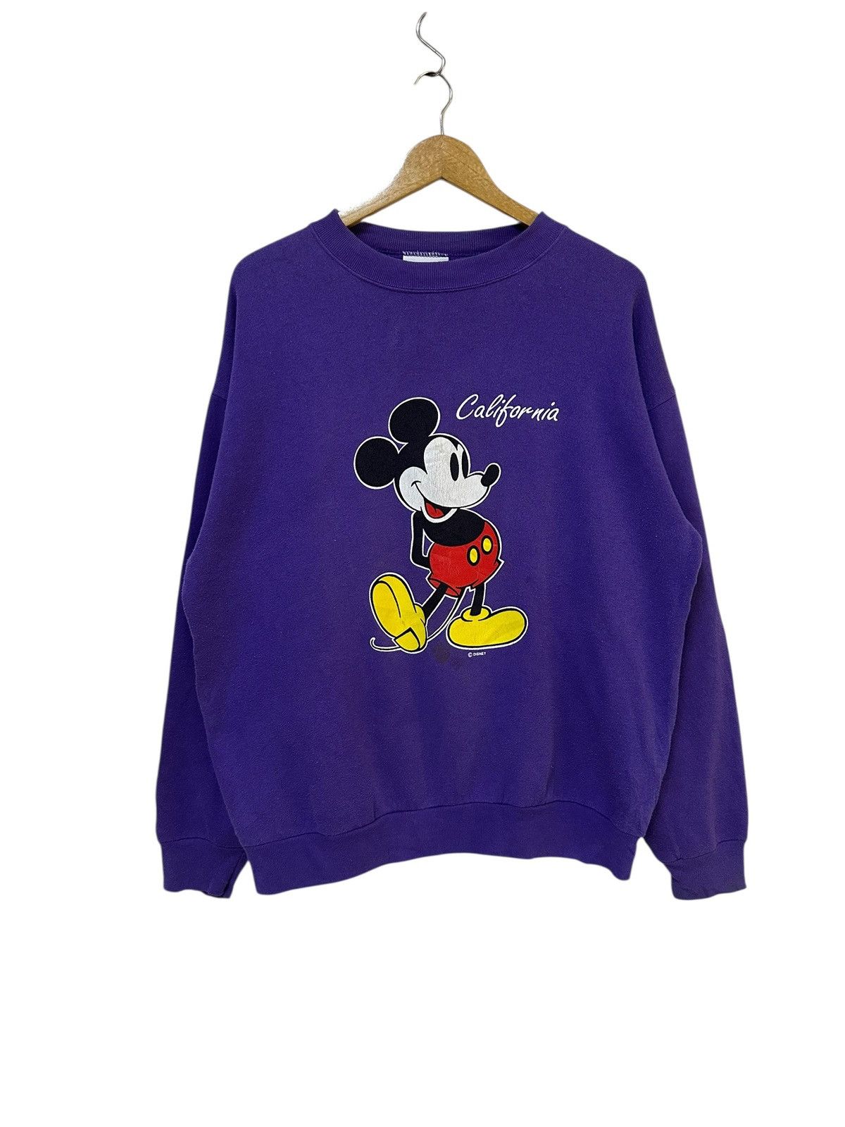 Vintage Vintage 80s velva sheen disney mickey mouse sweatshirt Size US L / EU 52-54 / 3 - 1 Thumbnail