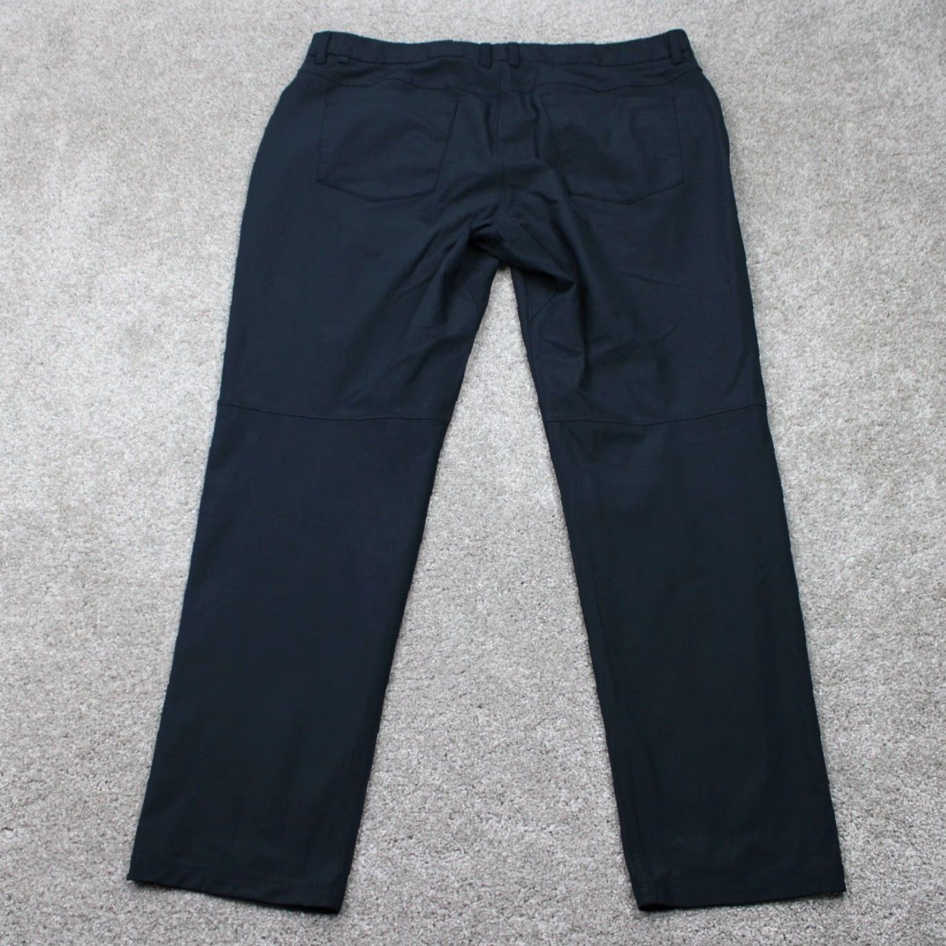 Vintage CRZ YOGA Mens 36 Blue Polyester Straight Leg Inseam 30" Athletic Golf Pants Size US 36 / EU 52 - 6 Thumbnail