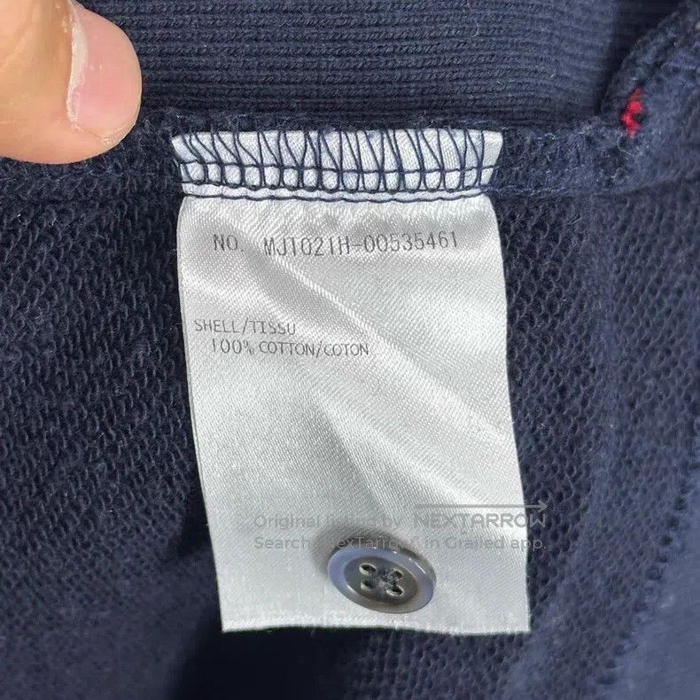 Thom Browne Thom Browne Navy Blue Classic Hoodie Size US L / EU 52-54 / 3 - 5 Thumbnail