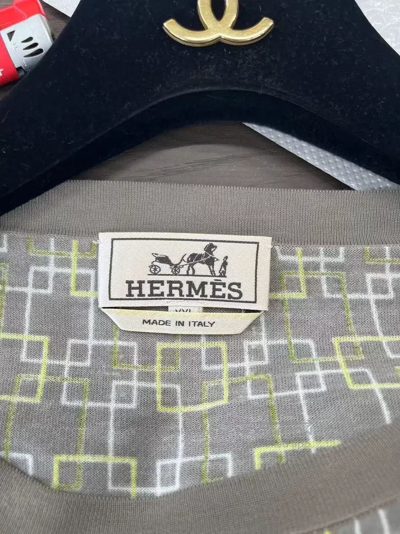 Hermes Hermes Knitted short-sleeved T-shirt Size US XXL / EU 58 / 5 - 3 Thumbnail