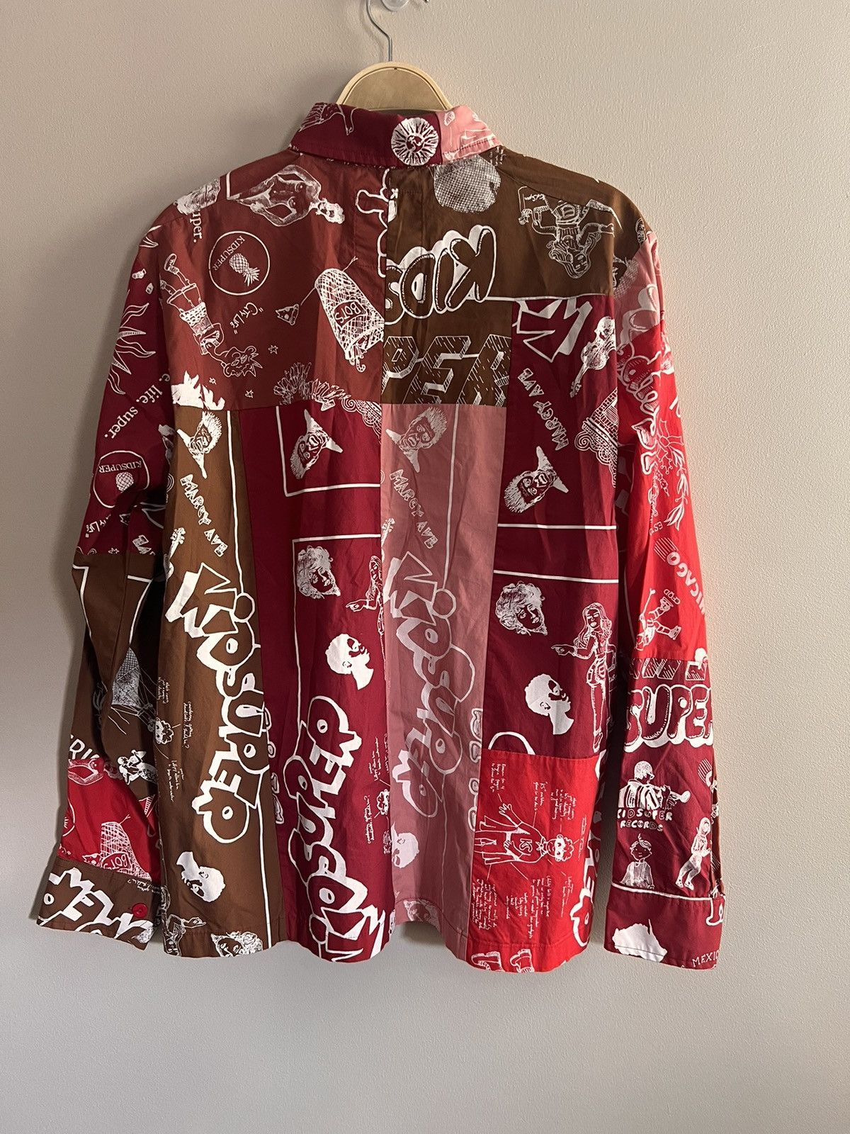 KidSuper KidSuper Studios super patchwork button down shirt Size US M / EU 48-50 / 2 - 2 Thumbnail