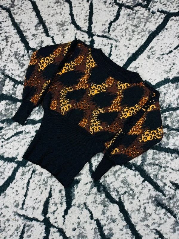 Yves Saint Laurent Vintage Yves Saint Laurent Rive Gauche runway sweater Size S / US 4 / IT 40 - 3 Thumbnail