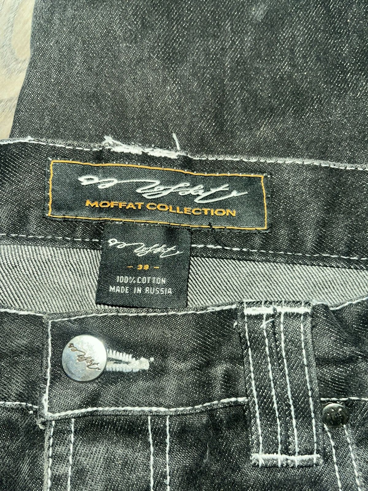Southpole BAGGY BLACK MOFATT BAGGY DENIM JEANS -38x34 Size US 38 / EU 54 - 3 Thumbnail