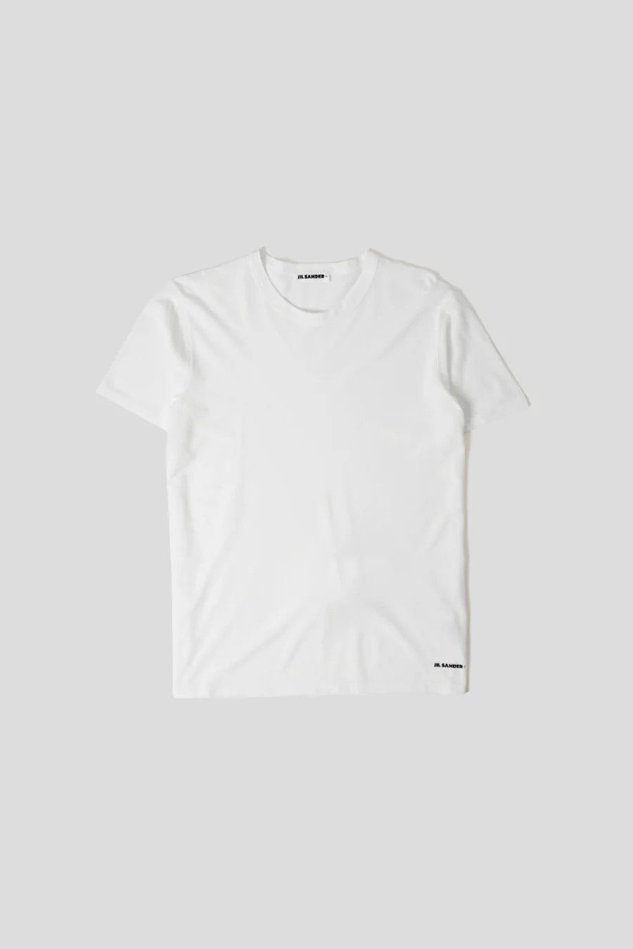 Jil Sander o1y1124 Short Sleeves T-Shirt in White Size US M / EU 48-50 / 2 - 1 Thumbnail