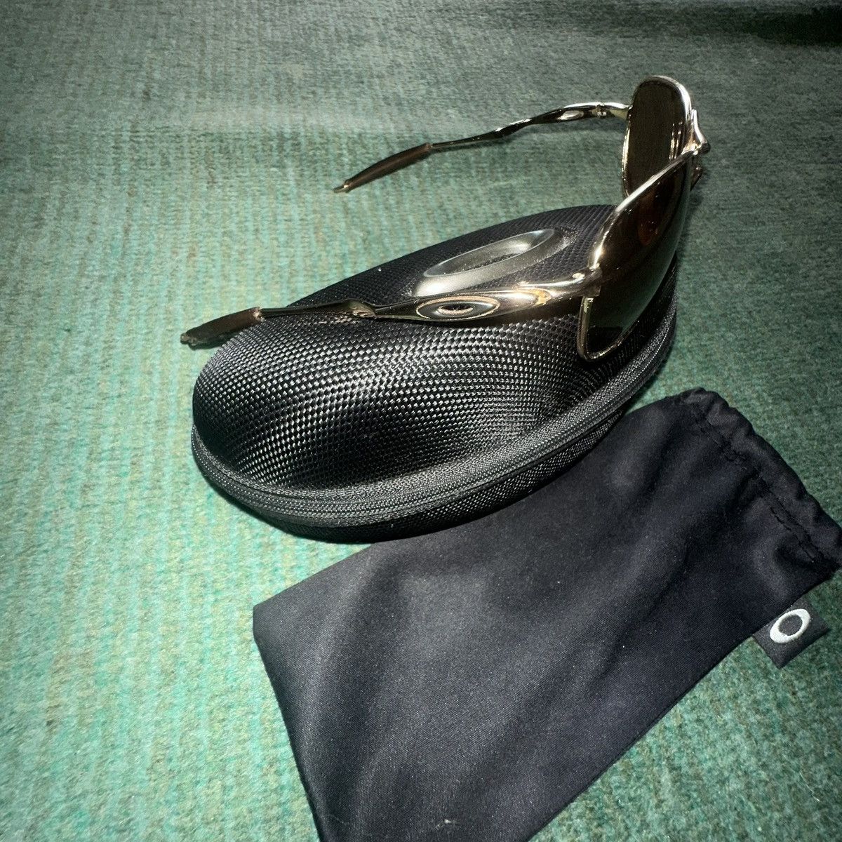 Oakley 2006 Oakley Crosshair S Gold Sport sunglasses vintage 00 Size ONE SIZE - 4 Thumbnail
