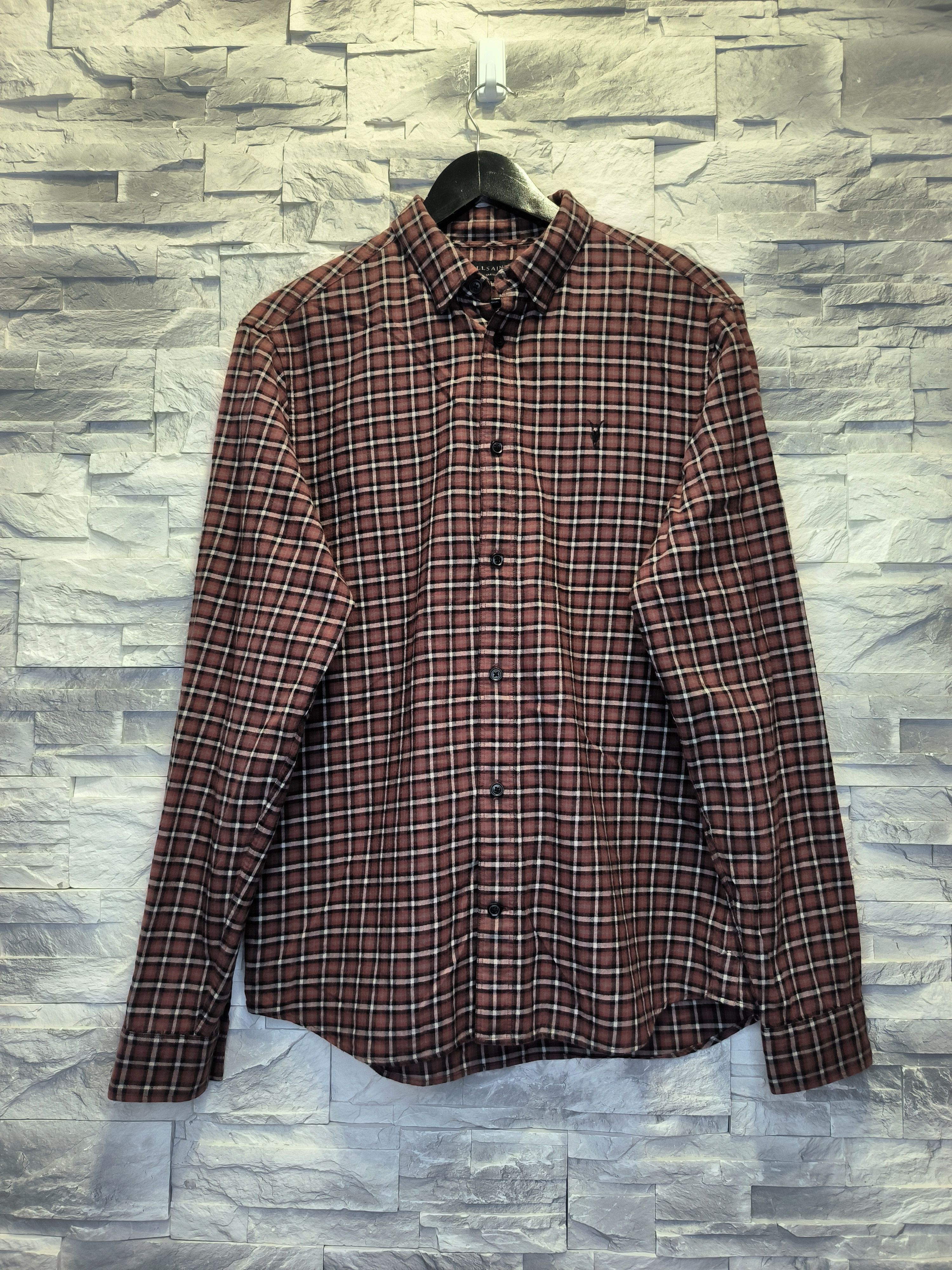 Allsaints Allsaints Shirt Button-Up Long Sleeve Checked Size US S / EU 44-46 / 1 - 1 Thumbnail
