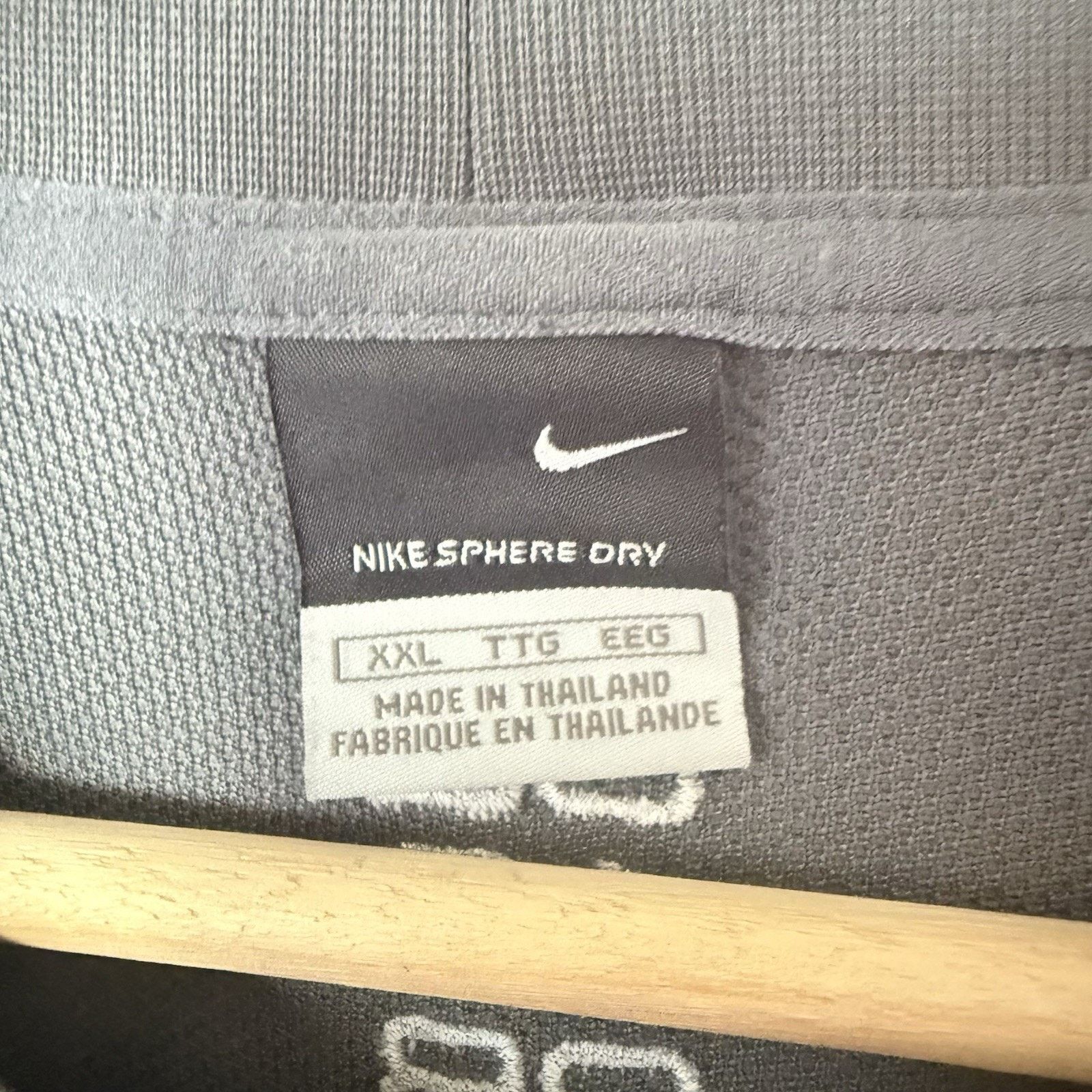 Nike Vtg Nike Sphere Shirt Gray Athletic Basketball Retro Sporty Size US XXL / EU 58 / 5 - 3 Thumbnail