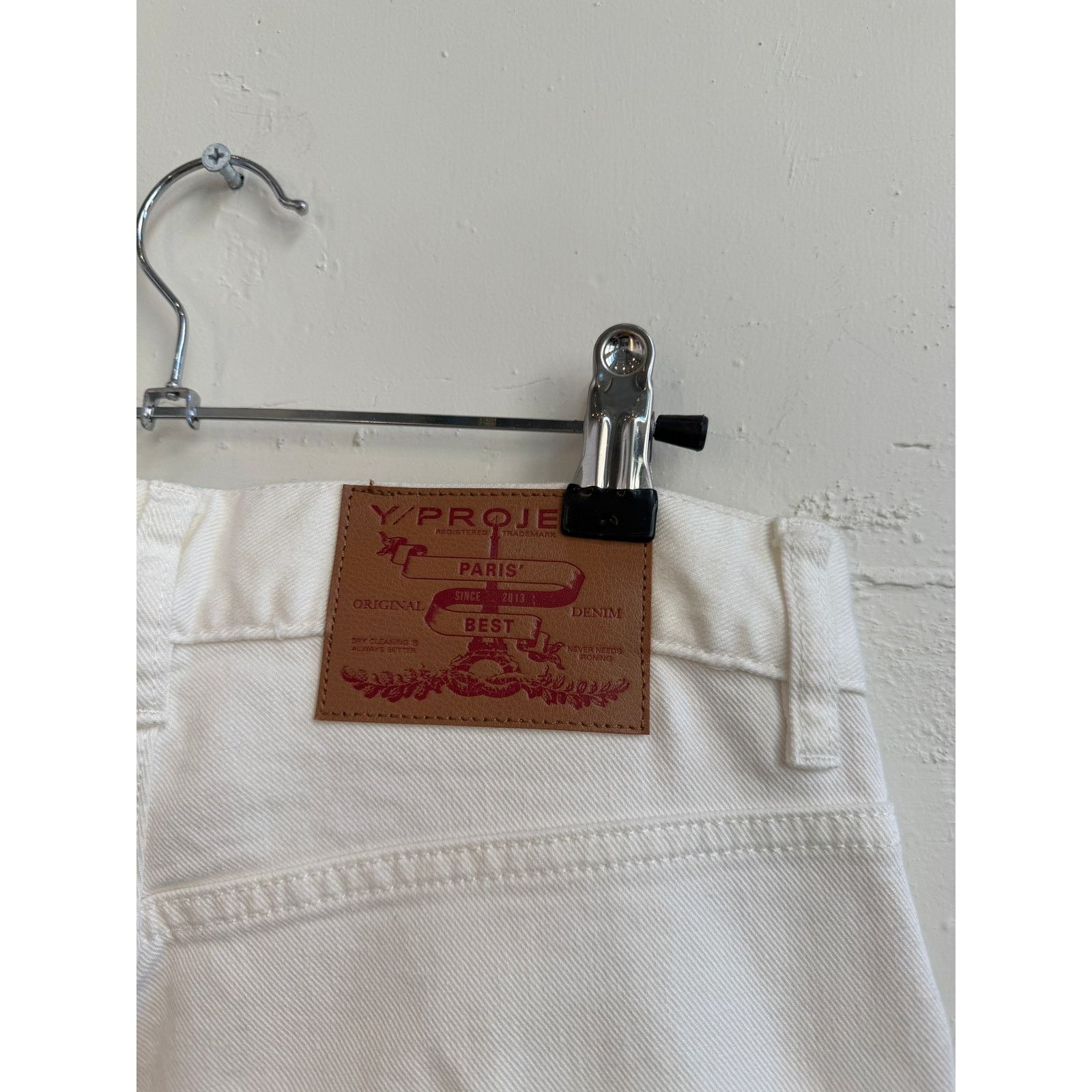 Y/Project Y/Project Front Panel White Jeans Size 25" / US 0 / IT 36 - 4 Thumbnail