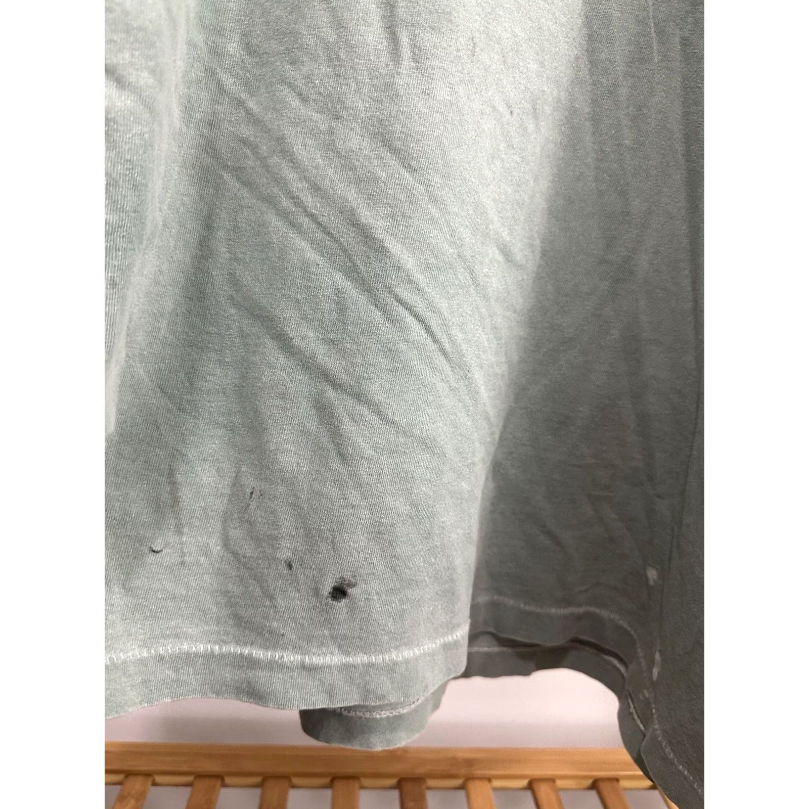 Starter VTG Starter T-Shirt Logo Cotton 90s Green L Mens Vintage Promo Big Logo Faded Worn Single Stitch Short Sleeve Size L Size US L / EU 52-54 / 3 - 6 Thumbnail