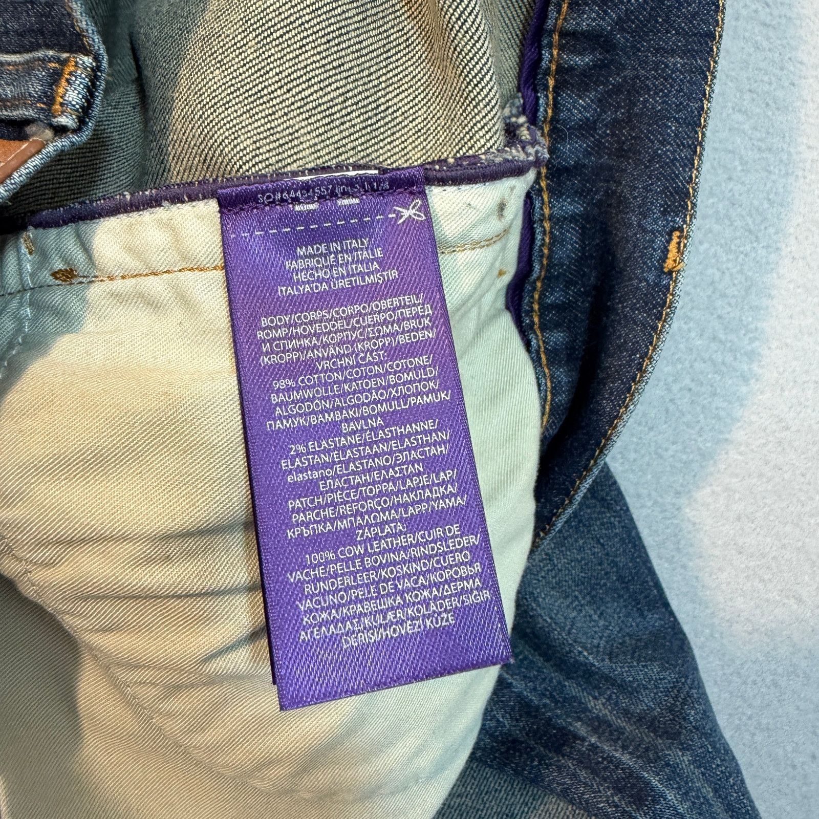 Ralph Lauren Ralph Lauren Purple Label Jeans Women's 30 (Fits 30x30 Blue Size 30" / US 8 / IT 44 - 6 Thumbnail