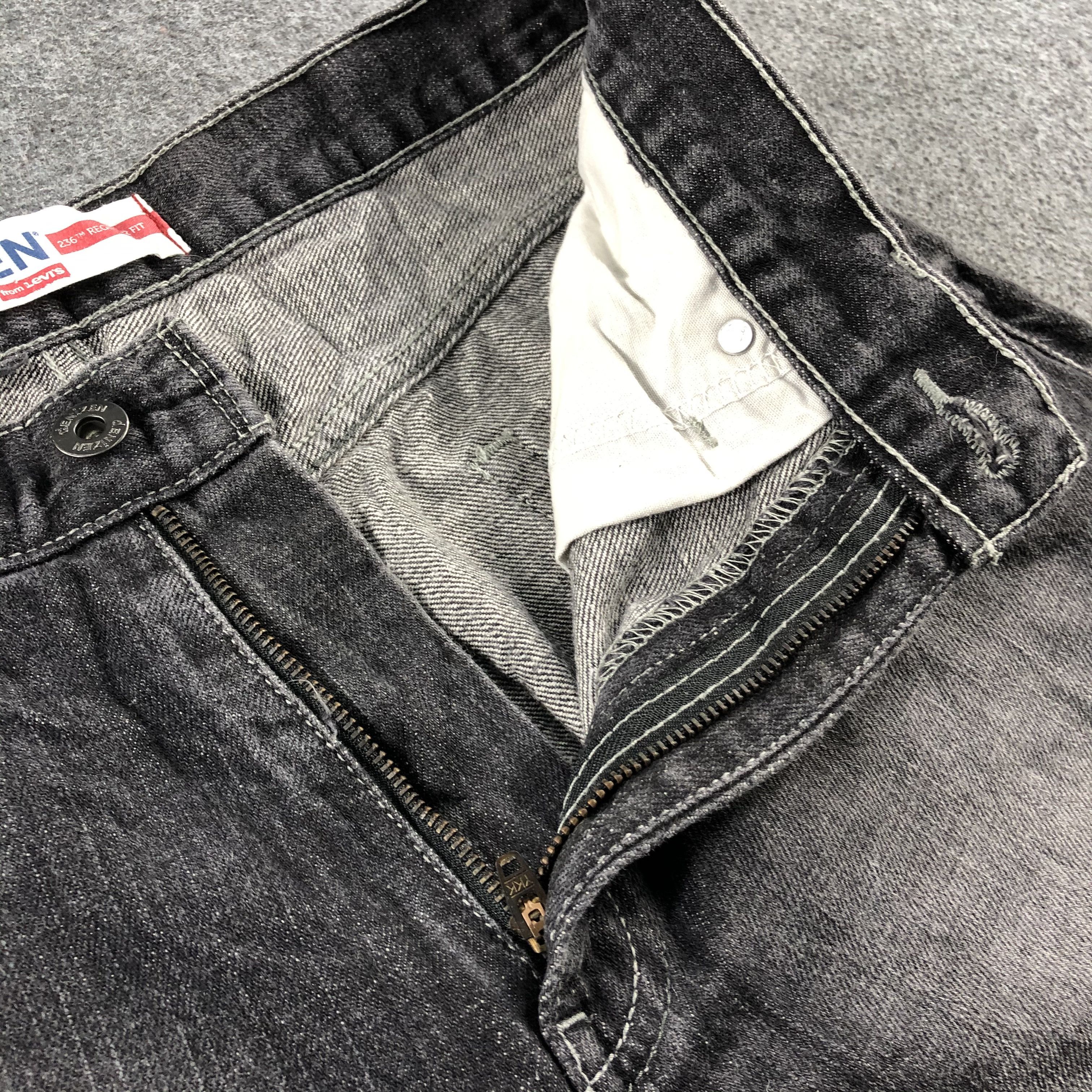 Denizen Vintage Faded Black Levis Denizen Jeans-J2379 Size US 30 / EU 46 - 8 Thumbnail