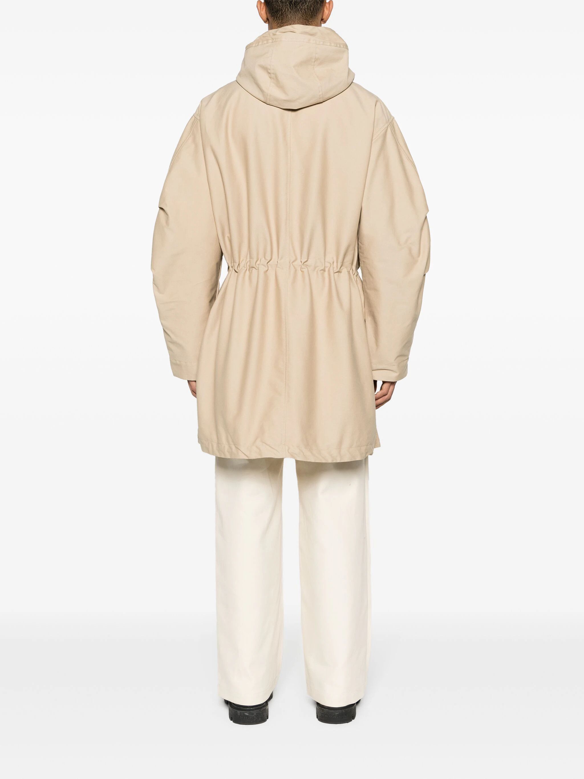 Jacquemus o1s22i1n1024 Hooded Padded Parka in Beige Size US M / EU 48-50 / 2 - 4 Thumbnail
